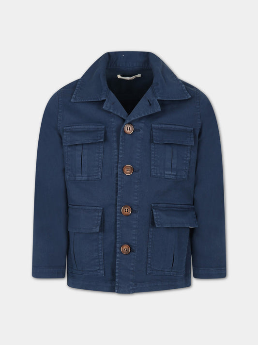 Giubbotto blu per bambino,Zhoe & Tobiah,JPS12 11