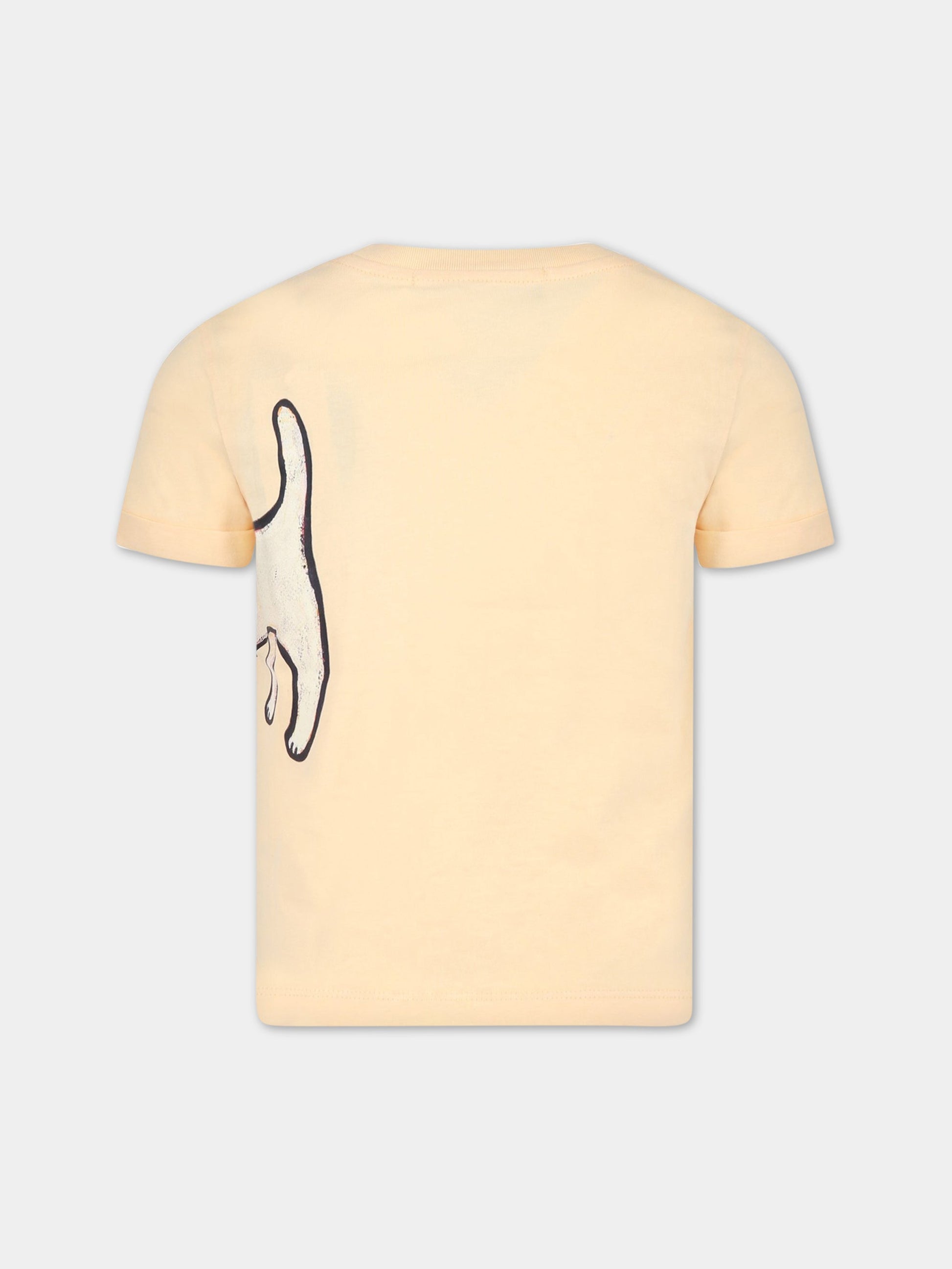 T-shirt rosa per bambina con stampa,Stella Mccartney Kids,TS8E41 Z0434 454