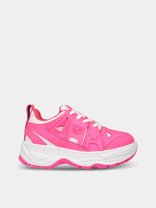 Sneakers multicolor per bambina con iconici eyes flirting,Chiara Ferragni Collection,CFB201 065 K