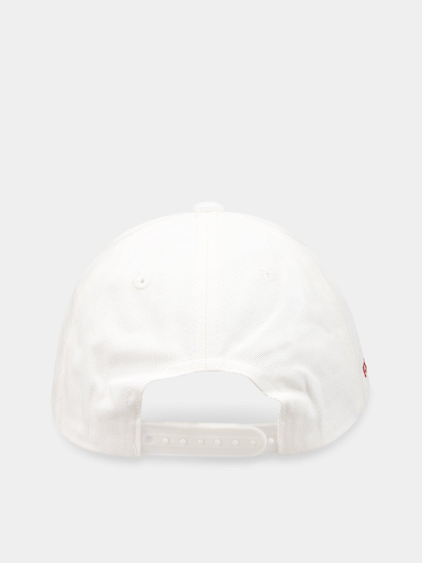 Cappello bianco per bambini con scritta  Star camp  e logo rosso,Raquette,TCAP 001 81