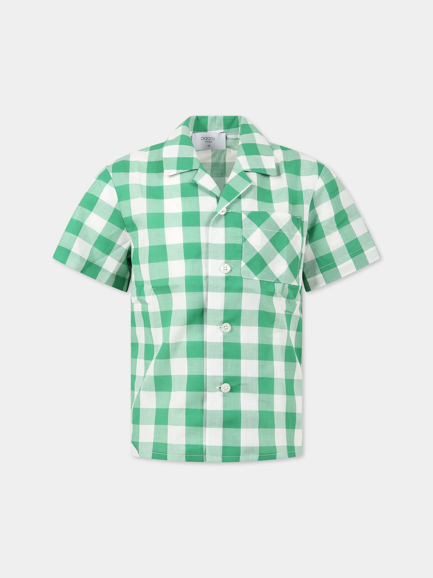Camicia verde per bambina,Paade Mode,232142110