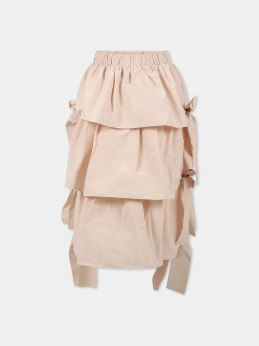 Gonna beige per bambina,Paade Mode,232164743