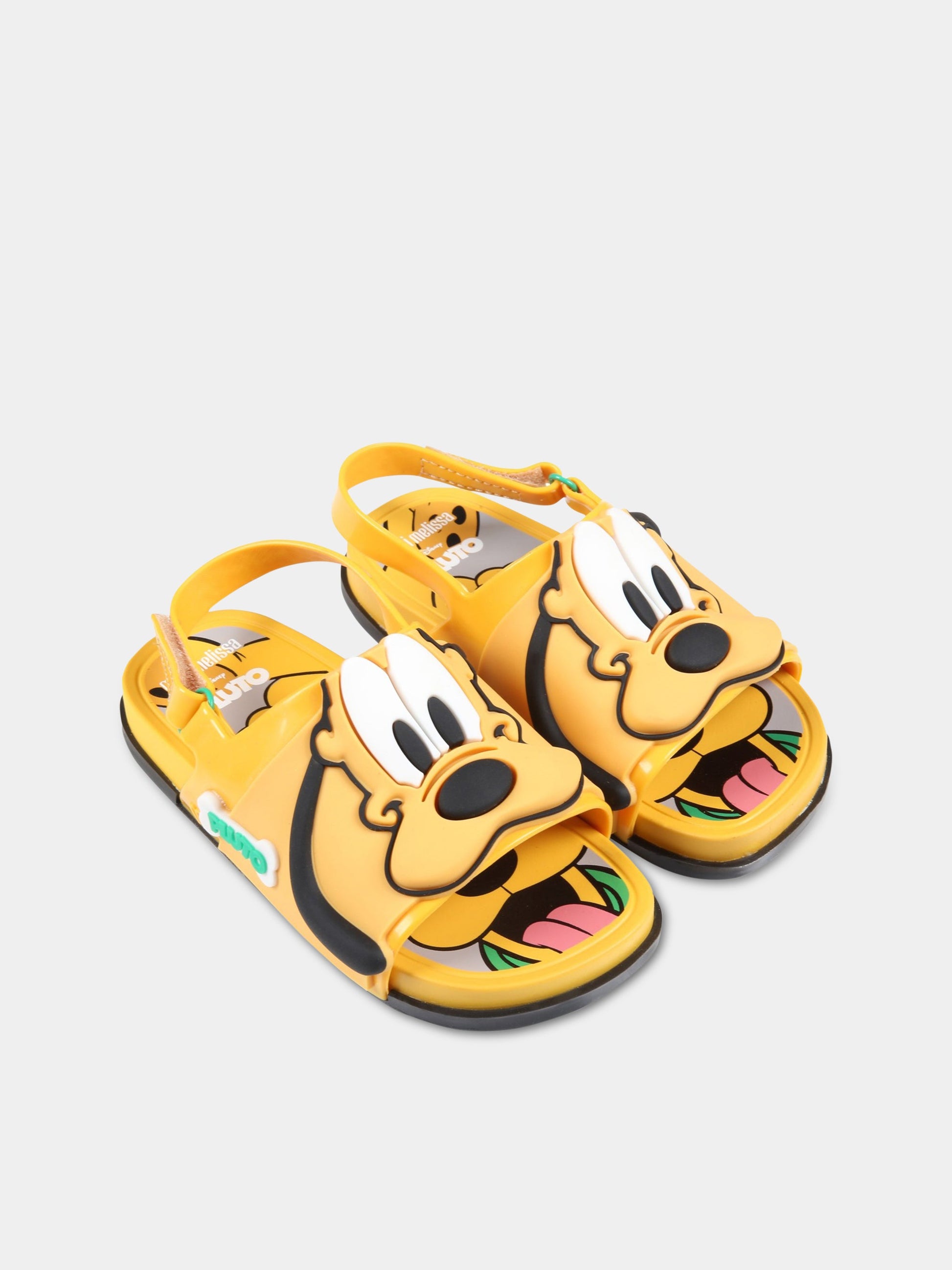Sandali gialli per bambino con Pluto,Mini Melissa,33395 51766 06049