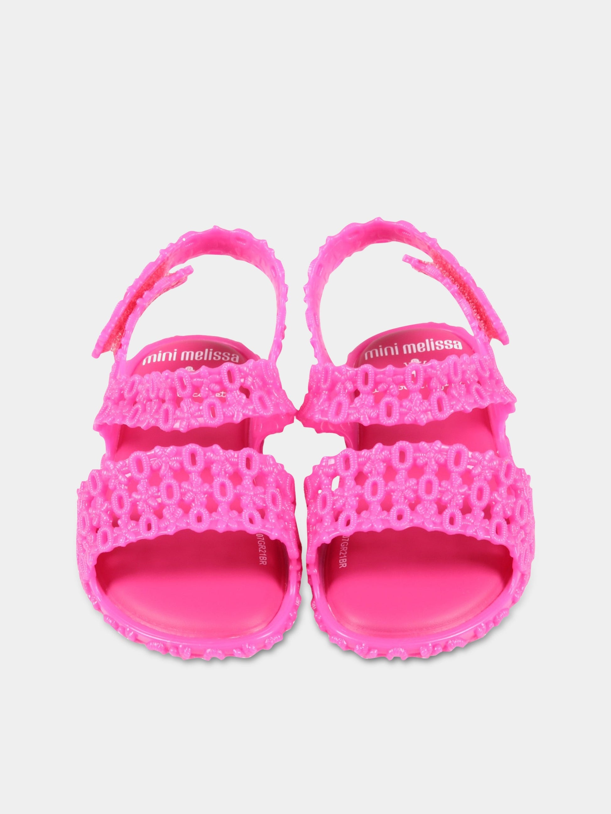 Sandali fucsia per bambina,Mini Melissa,33438 54145