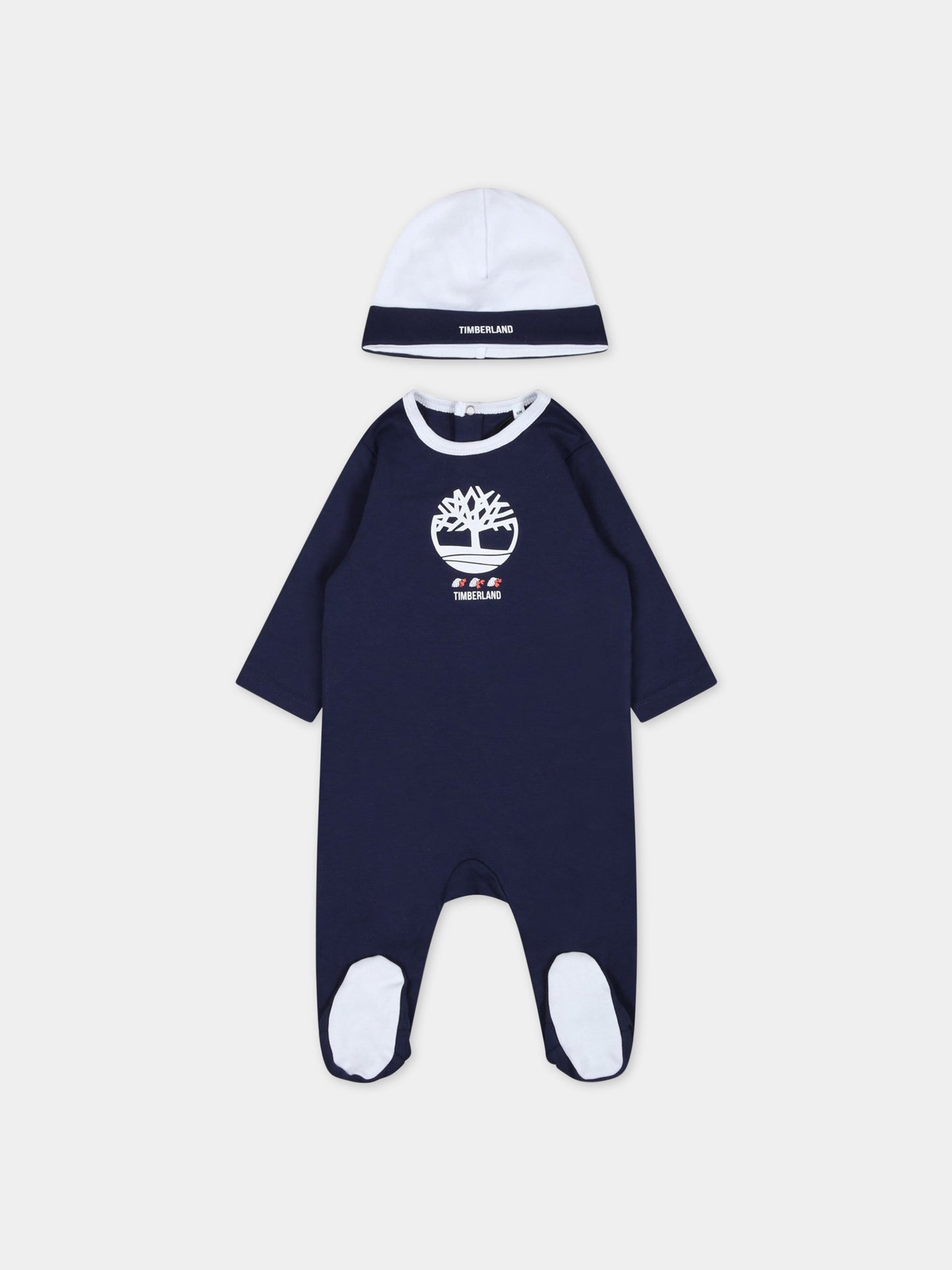 Set multicolor per neonato con logo bianco,Timberland,T98321 85T