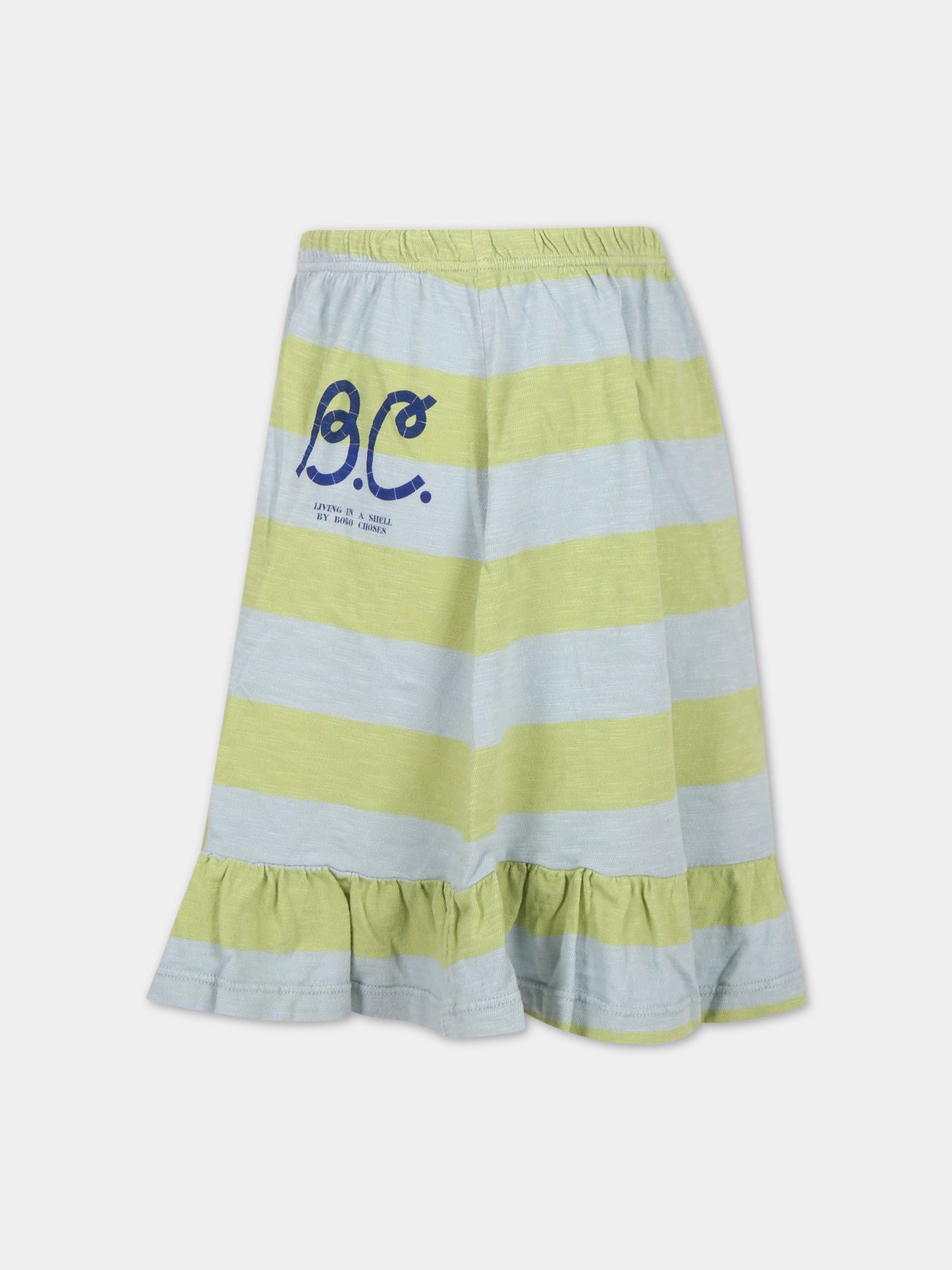 Gonna multicolor per bambina con logo,Bobo Choses,123AC109