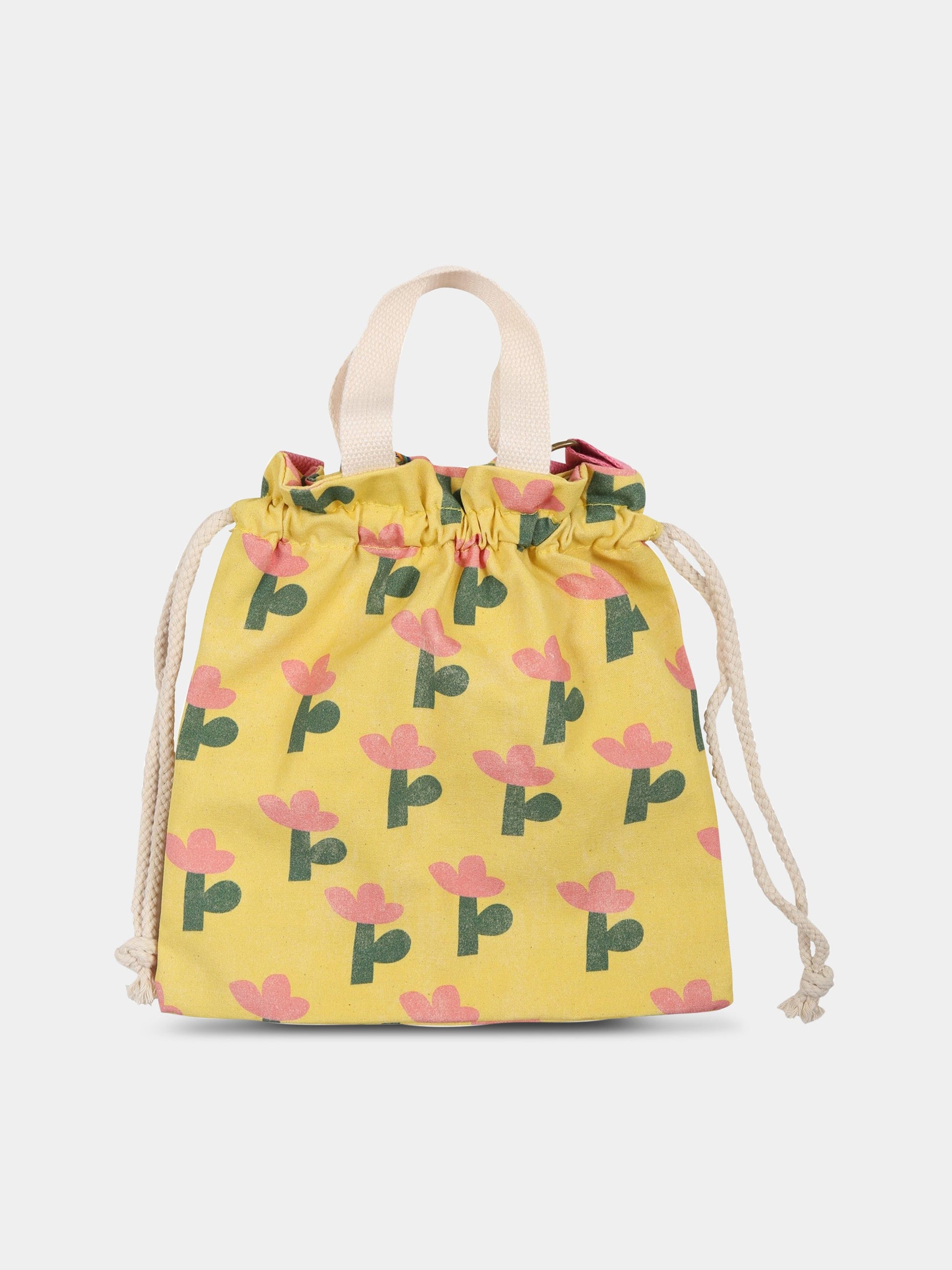 Borsa giallo per bambina con logo,Bobo Choses,123AI046