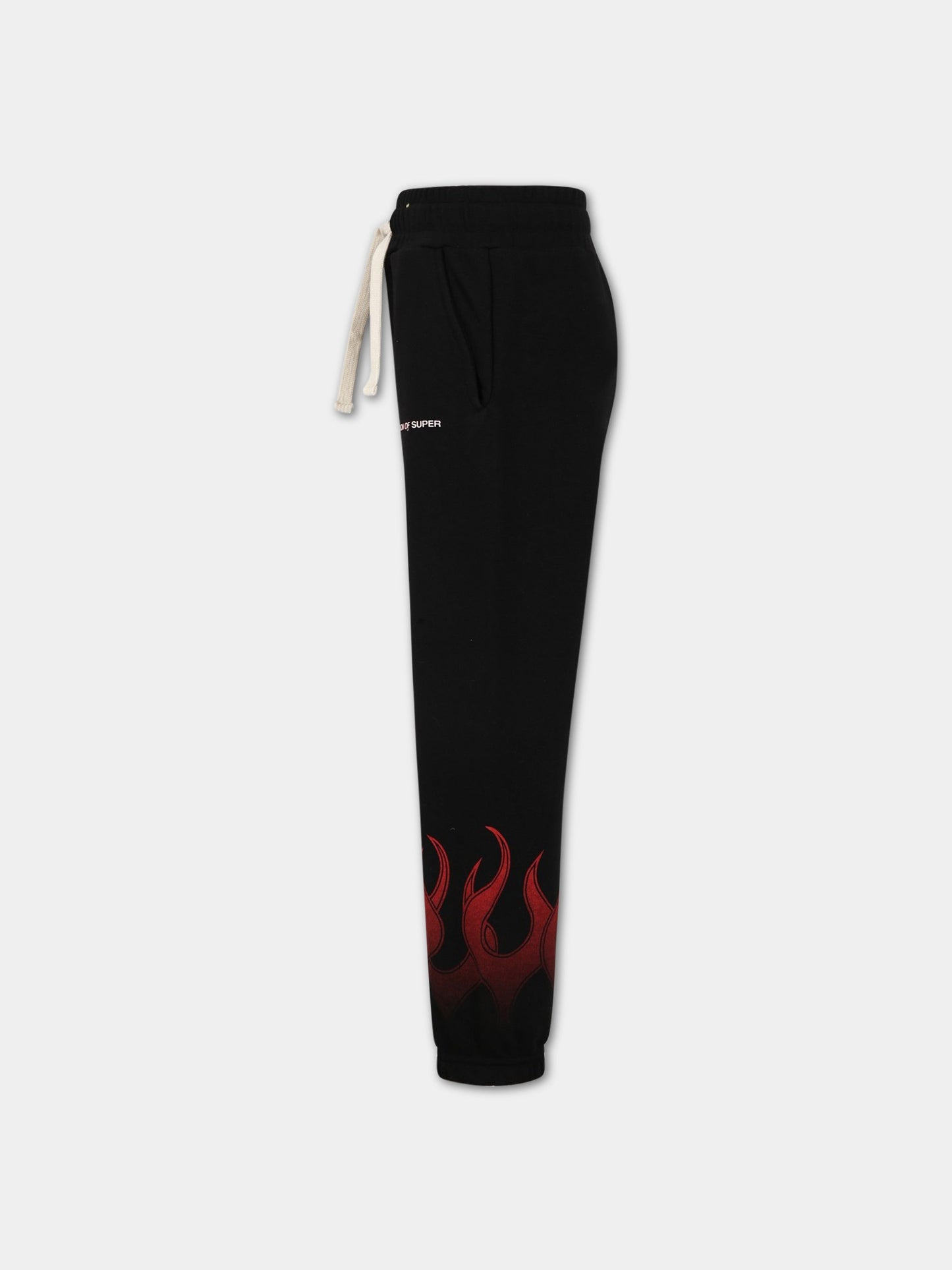 Pantalone casual nero per bambino con logo,Vision Of Super,PFV3101J ROSSO