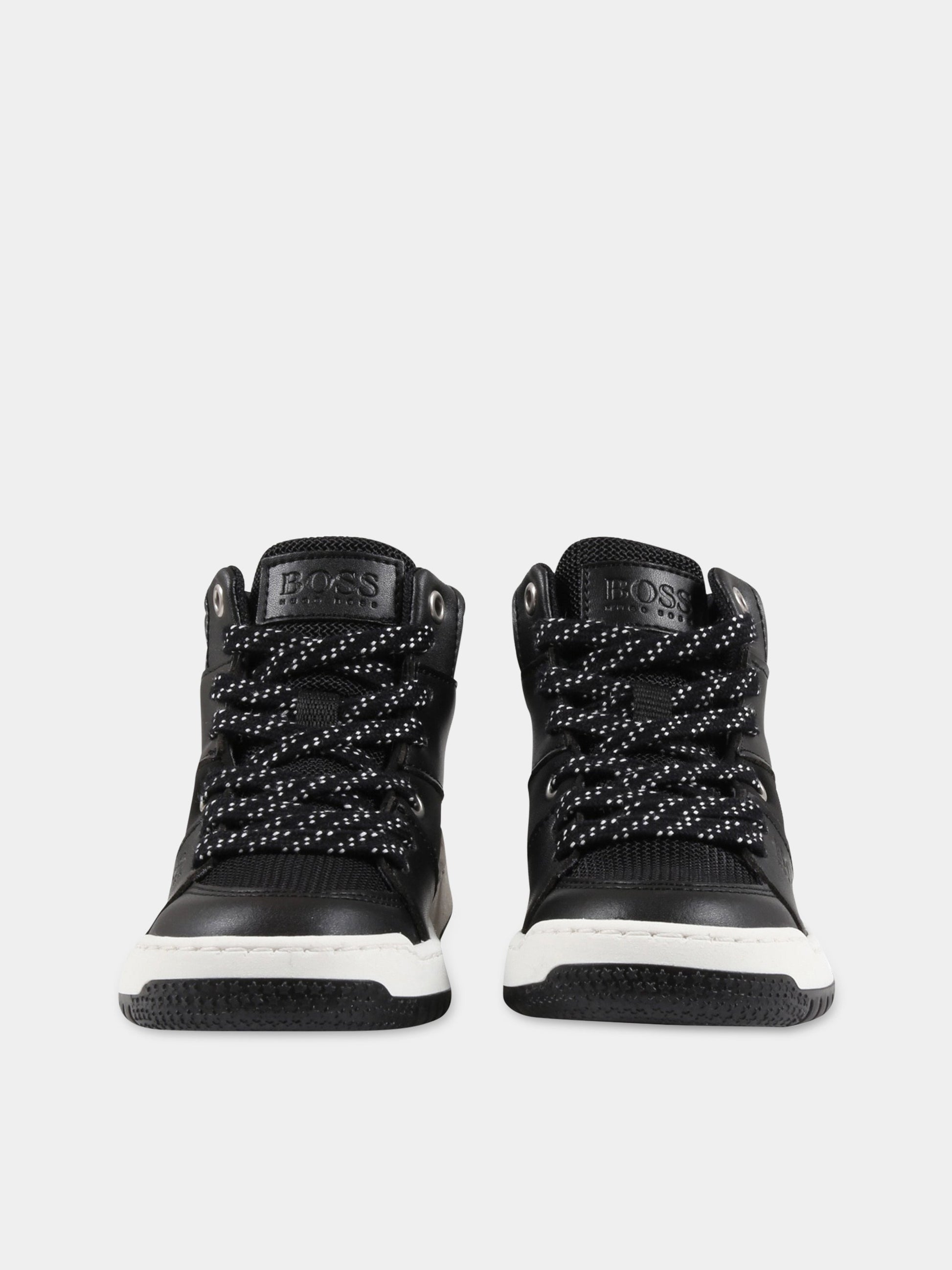 Sneakers nere per bambino con logo,Hugo Boss,J29271 09B