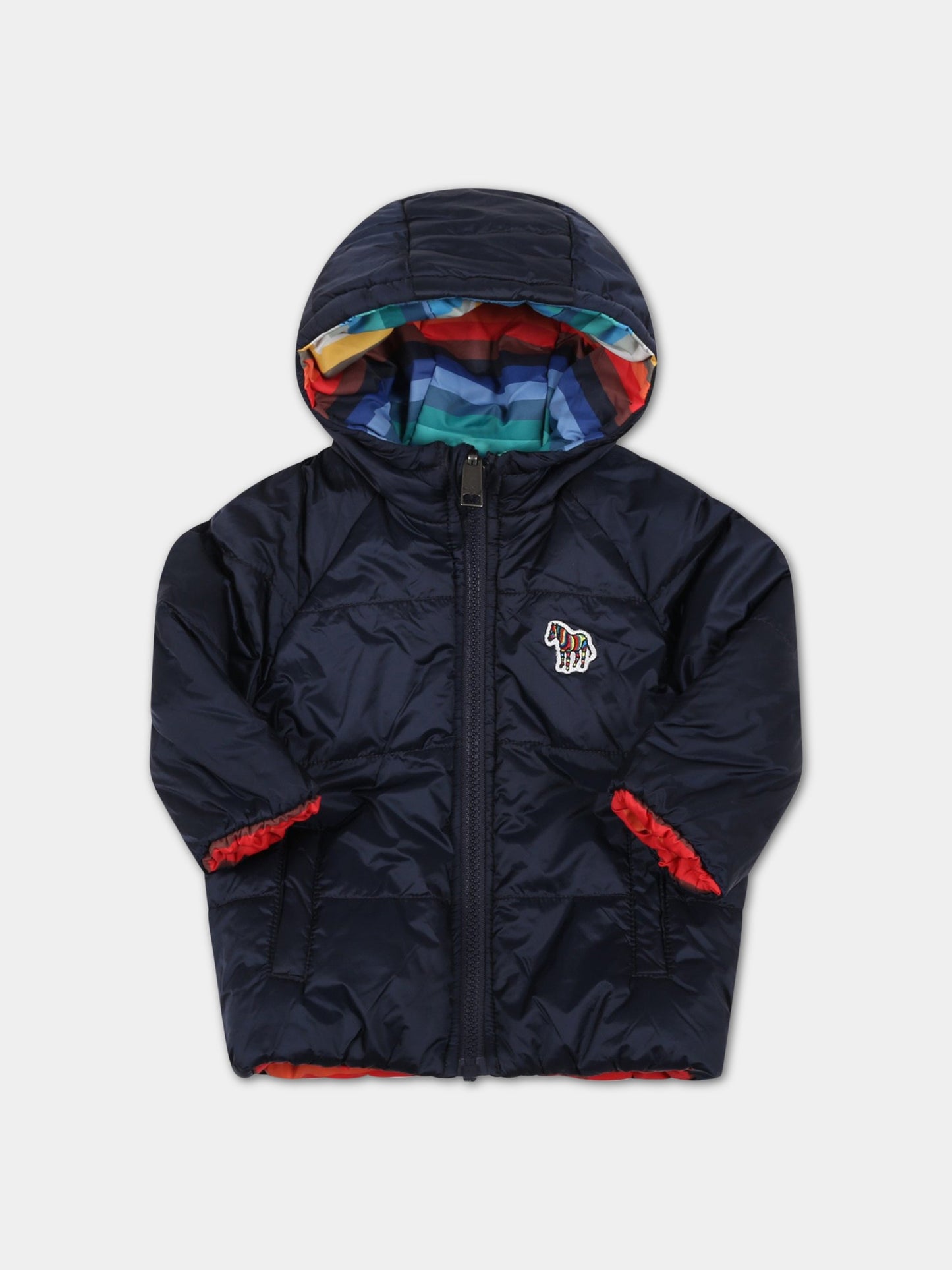 Piumino reversibile per neonato,Paul Smith Junior,P06002 83D