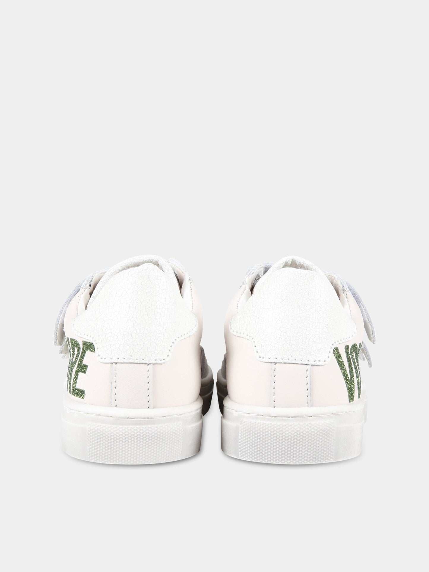 Sneakers bianche per bambina con logo,Zadig & Voltaire Kids,X19T25 117