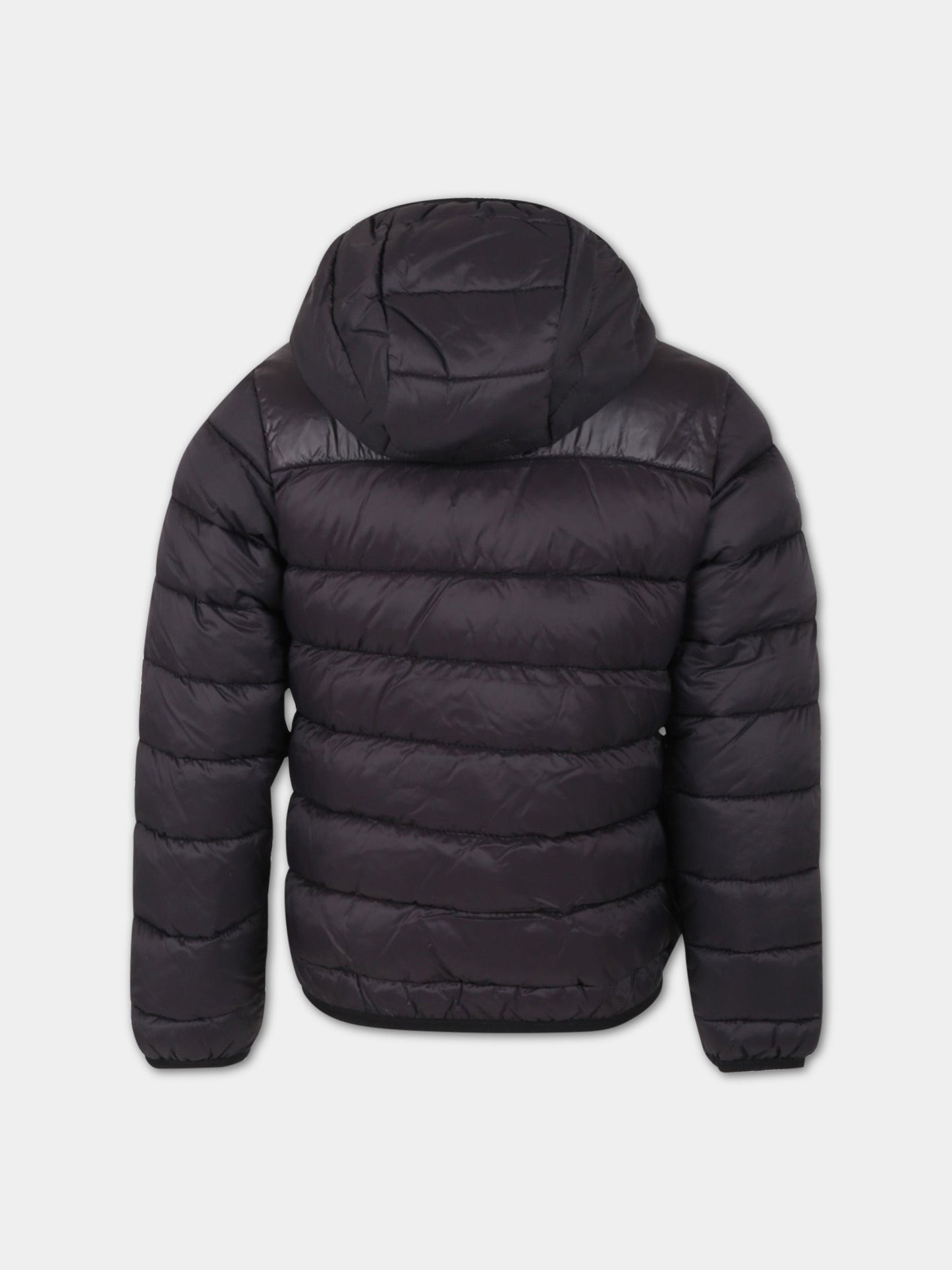 Piumino nero per bambino con logo,Timberland,T26550 09B