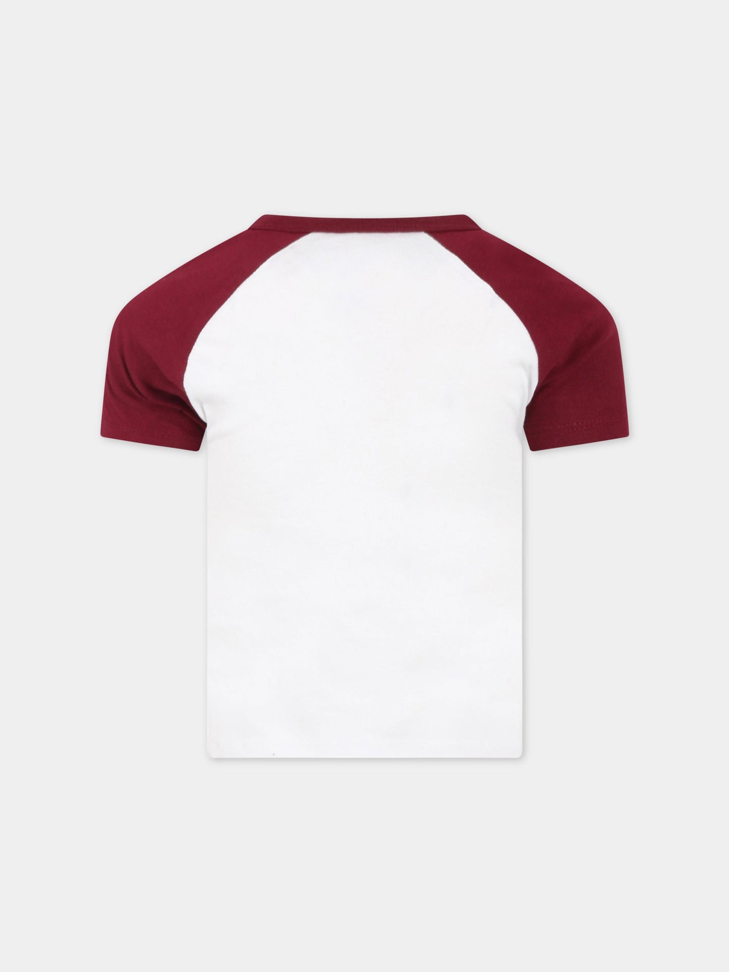 T-shirt bianca per bambina con logo,Zadig & Voltaire Kids,X15301 N59