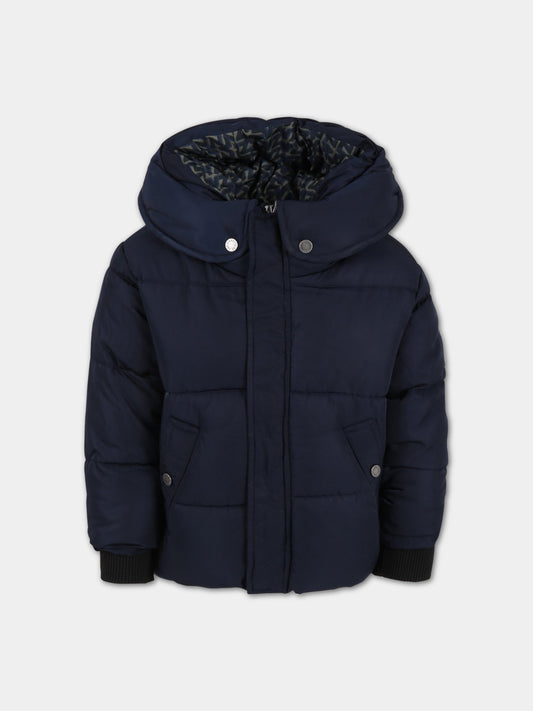 Piumino blu per bambino,Zadig & Voltaire Kids,X26045 83D