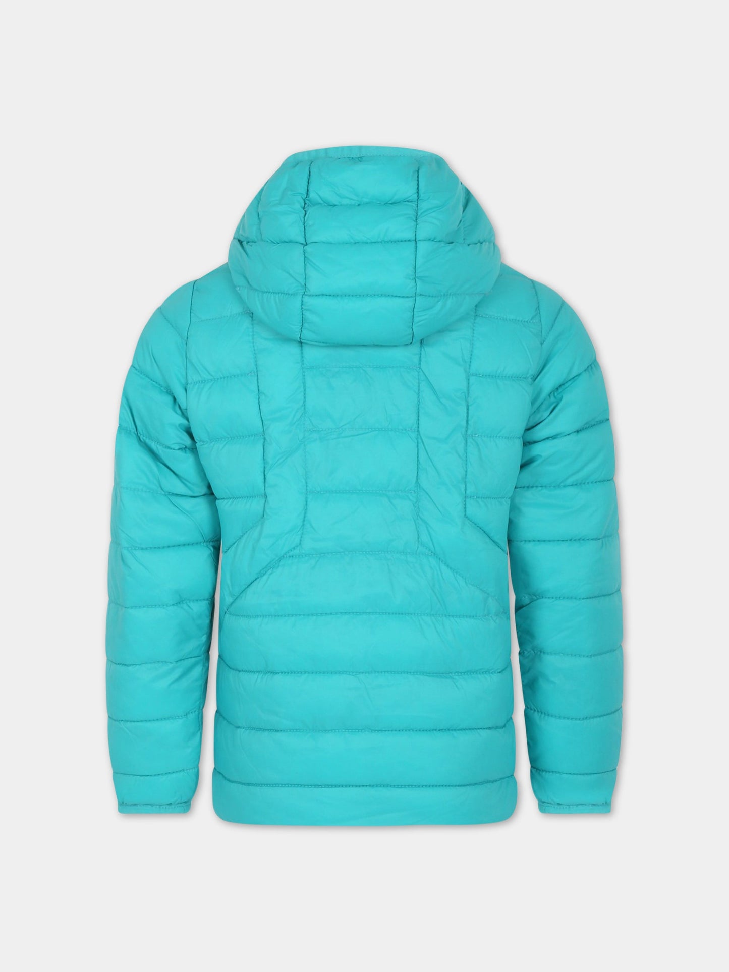 Piumino celeste per bambino con logo,Diesel,J00223 KXBBF K50K