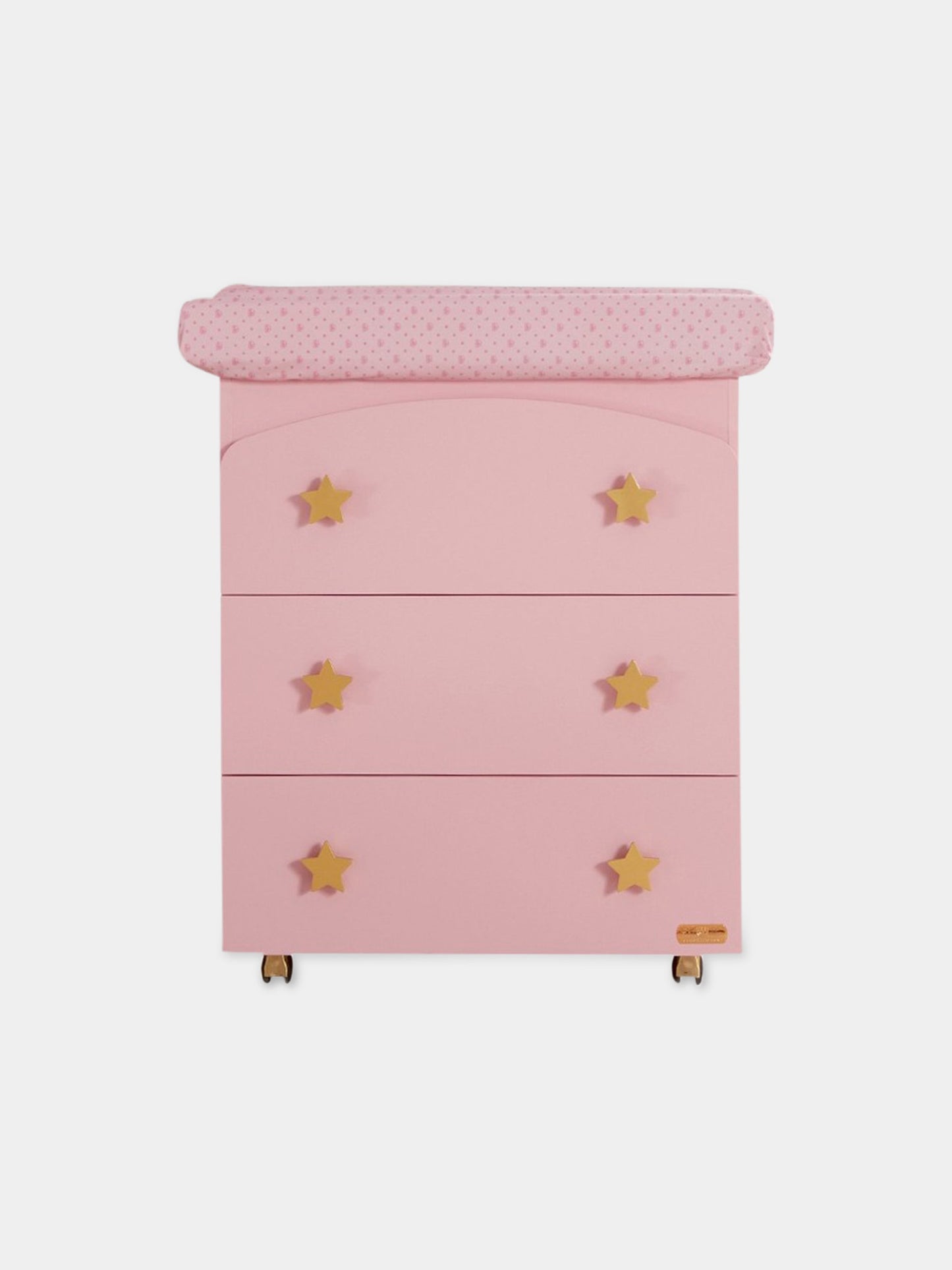 Bagnetto rosa per neonata con stelle,Chiara Ferragni Homewear,CF002R