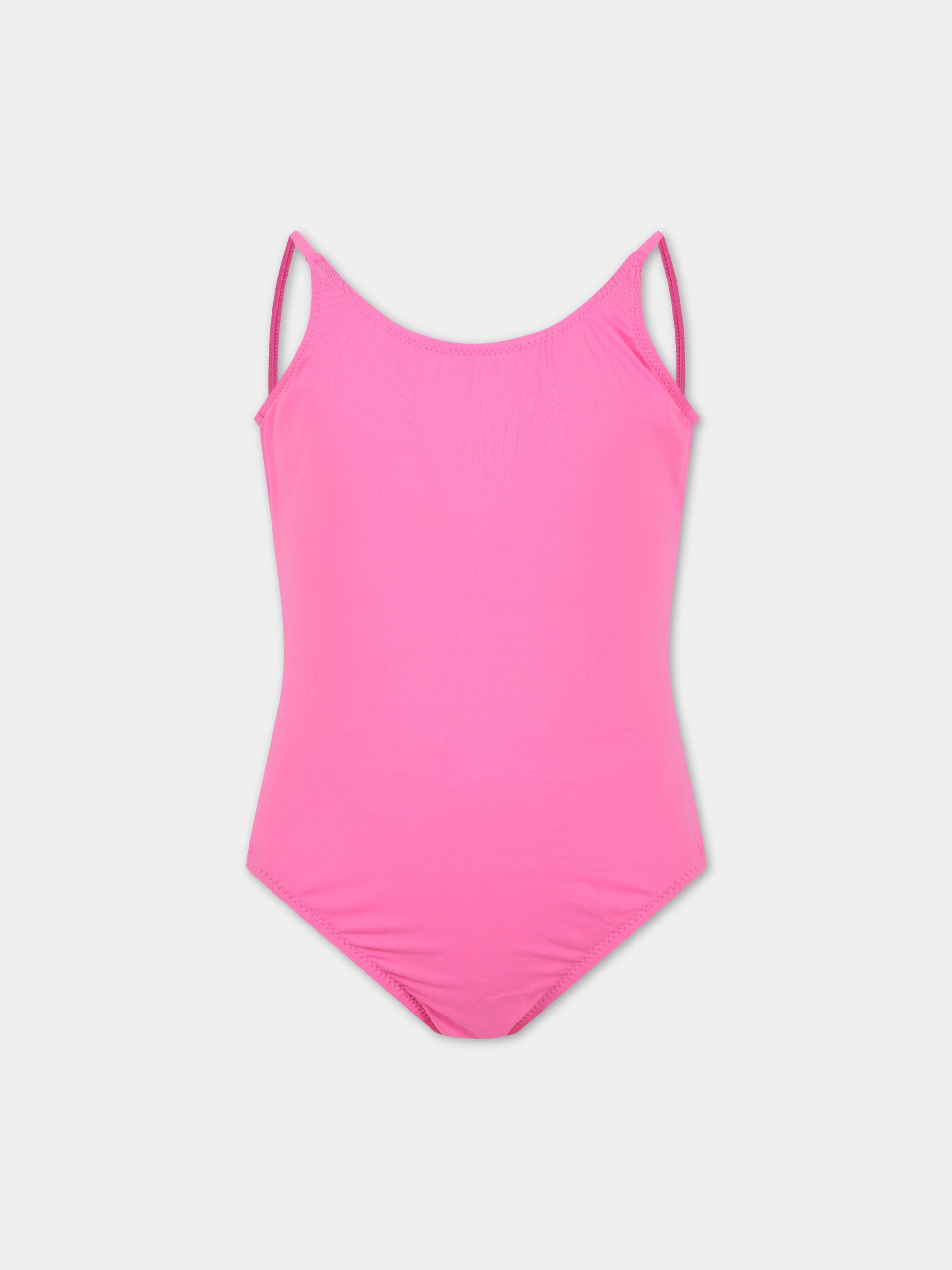 Costume rosa per bambina con logo,Matineè,CC4000 PETITE GISELE ABELIA