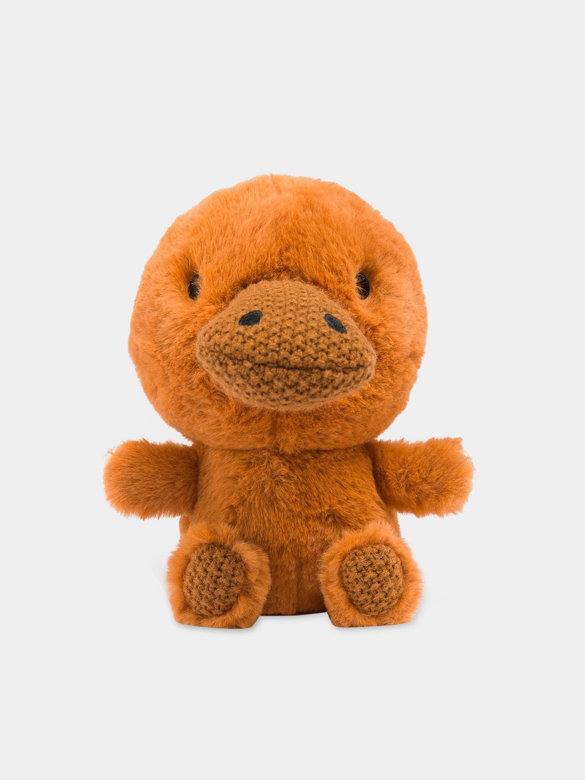 Peluche arancione per neonati,Bon Ton Toys,16215004 PLATYPUS
