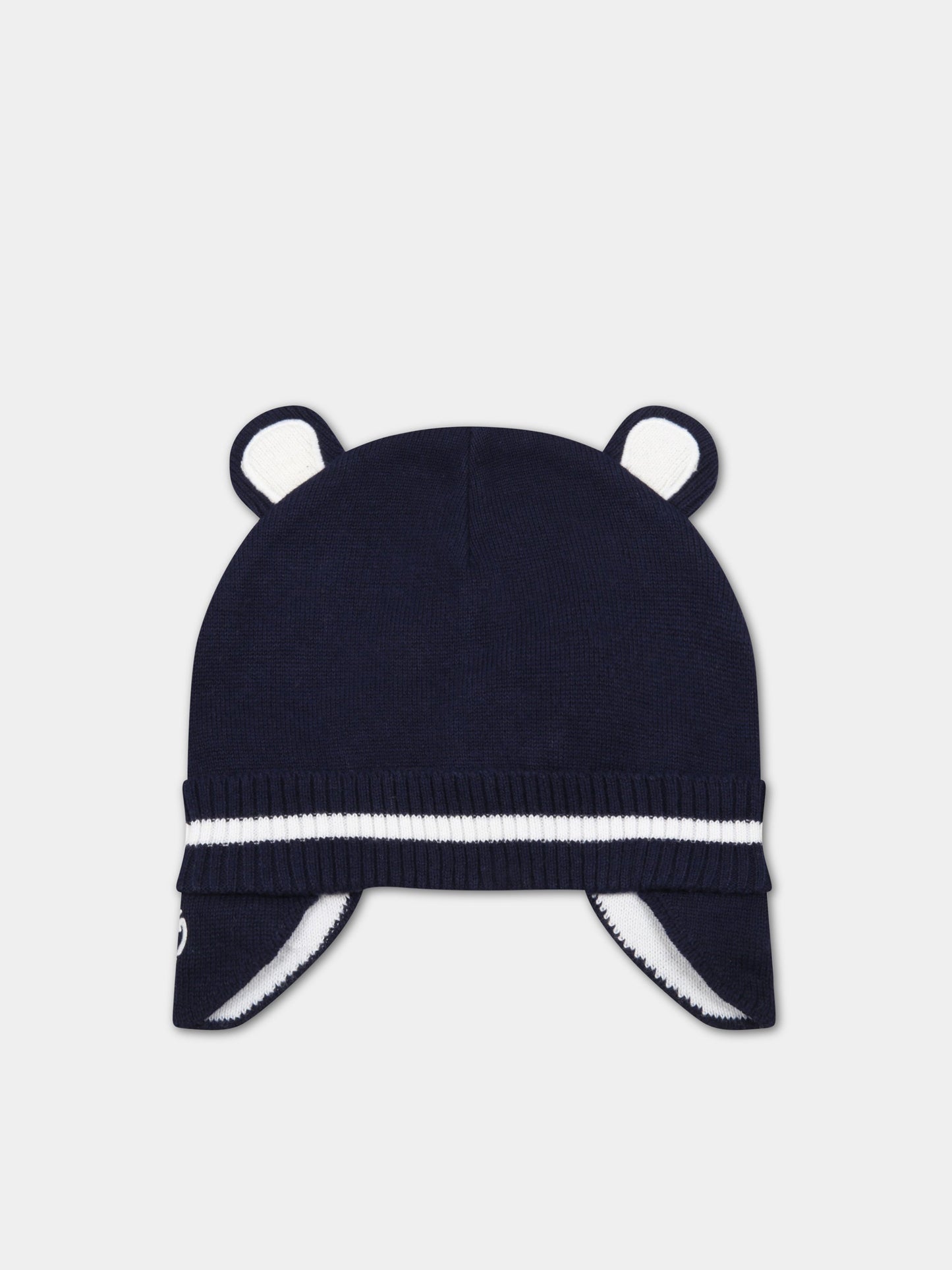 Cappello blu per neonato con logo blu ricamato,Timberland,T91267 85T