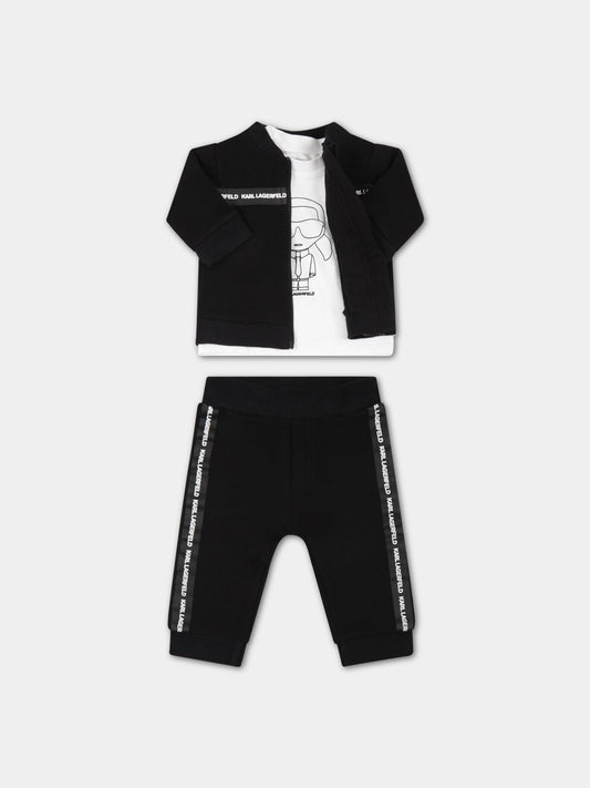Set multicolor per neonati con logo,Karl Lagerfeld Kids,Z98095 M41