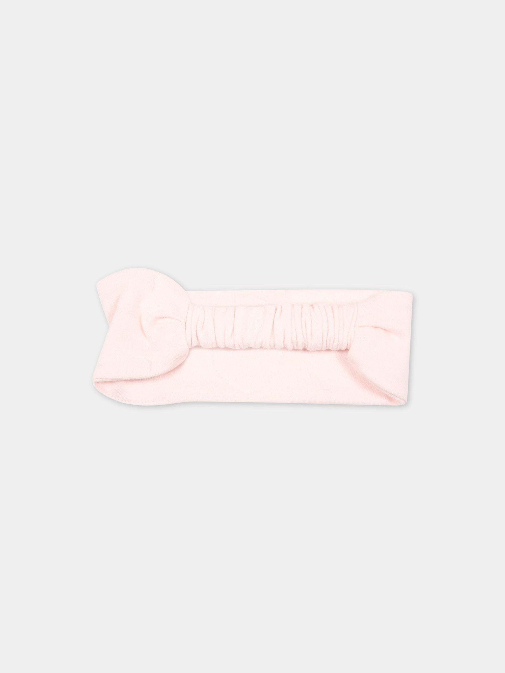 Set rosa per neonata con logo,Monnalisa,350019 0002 0192