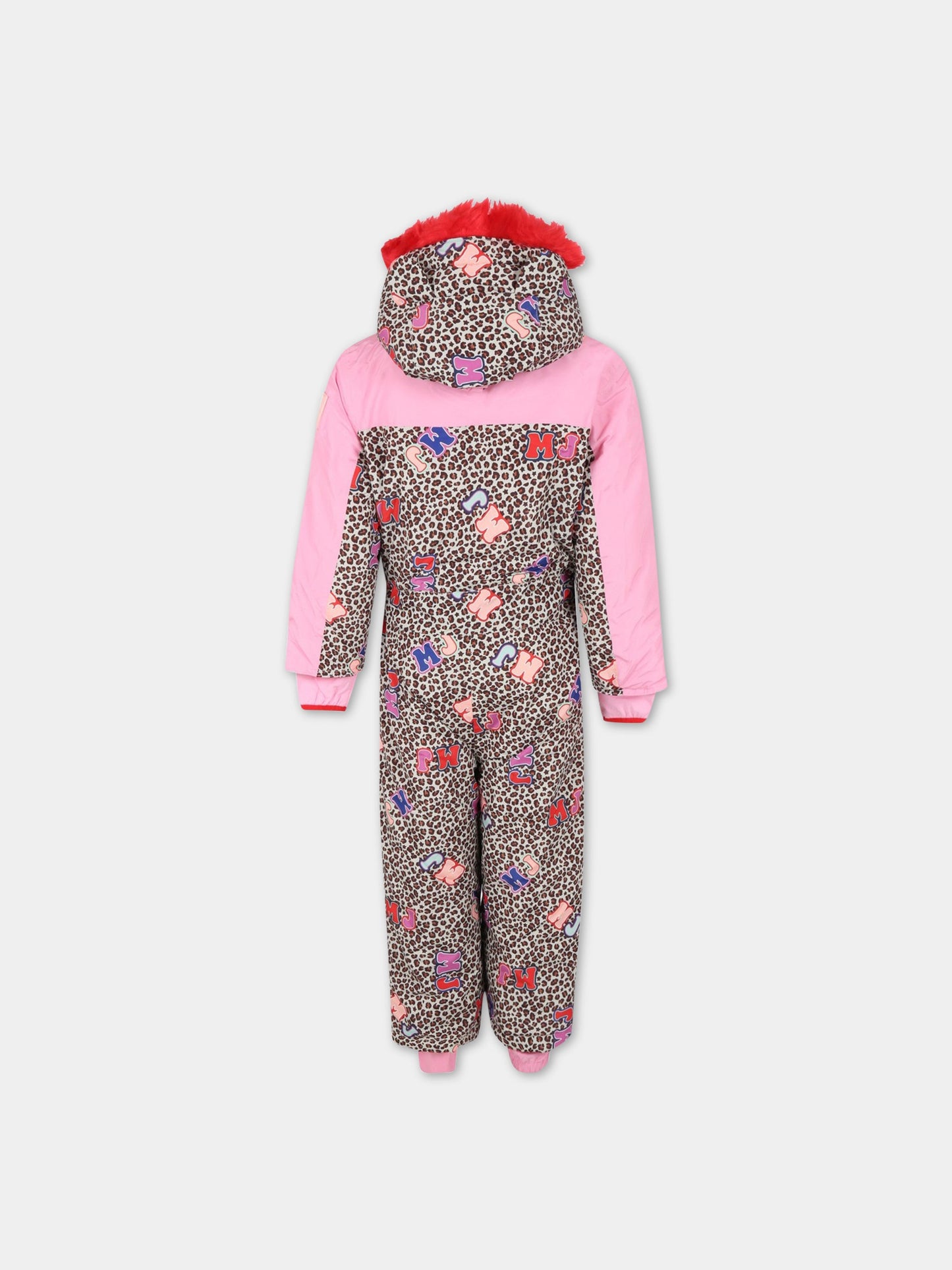 Tuta multicolor da neve per bambina,Little Marc Jacobs,W14308 P03