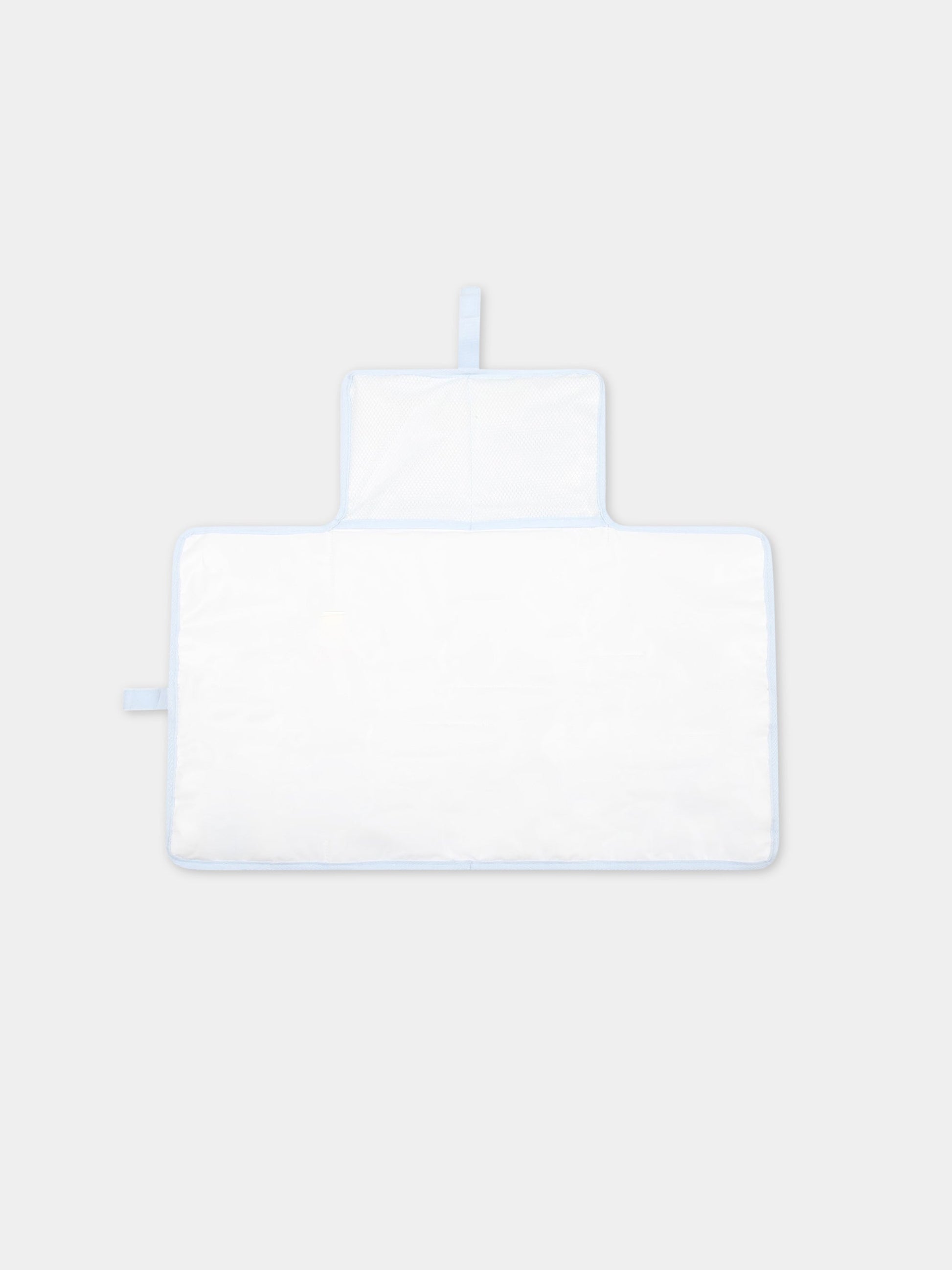 Borsa mamma celeste per neonato con loghi,Kenzo Kids,K90083 79B