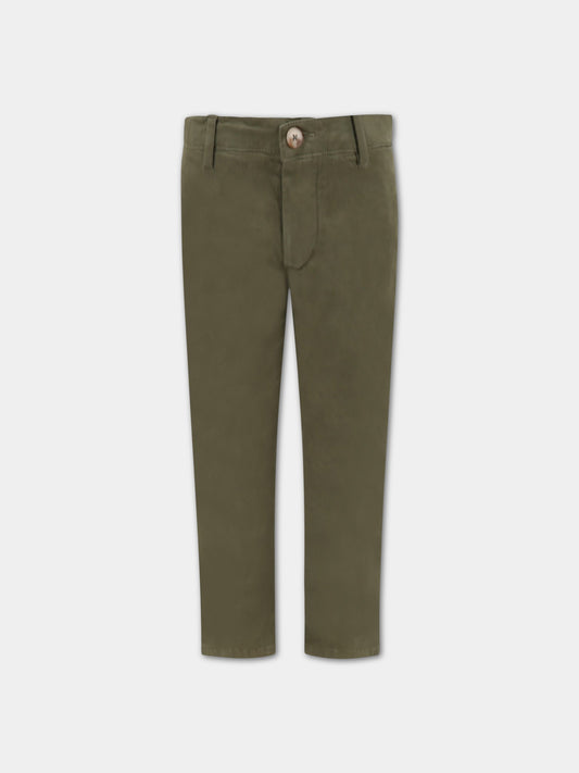 Pantalone verde per bambino,Fay Kids,5R6O50 Z0078 720