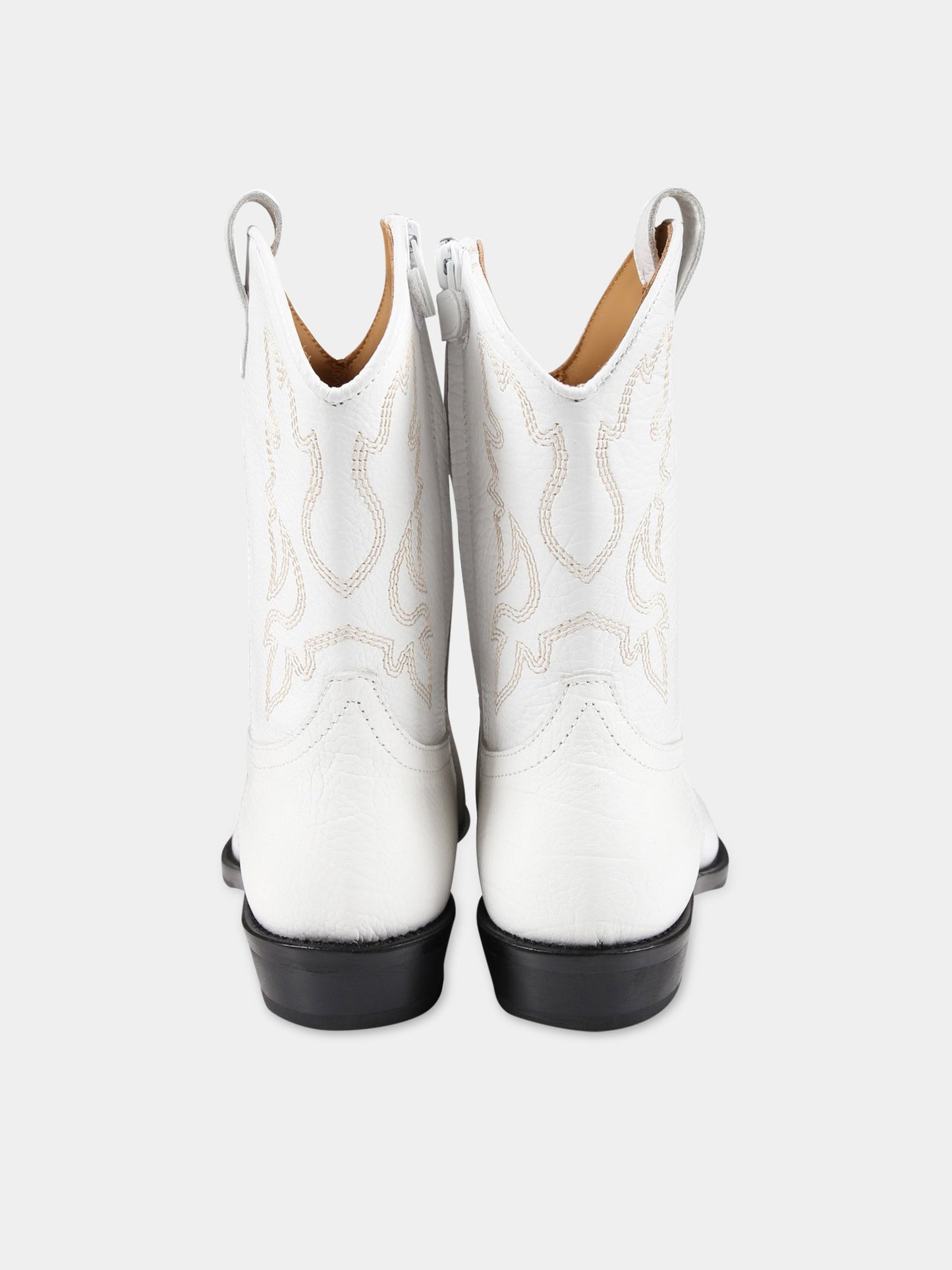 Stivali bianchi per bambina,Gallucci Kids,J30109AM685100