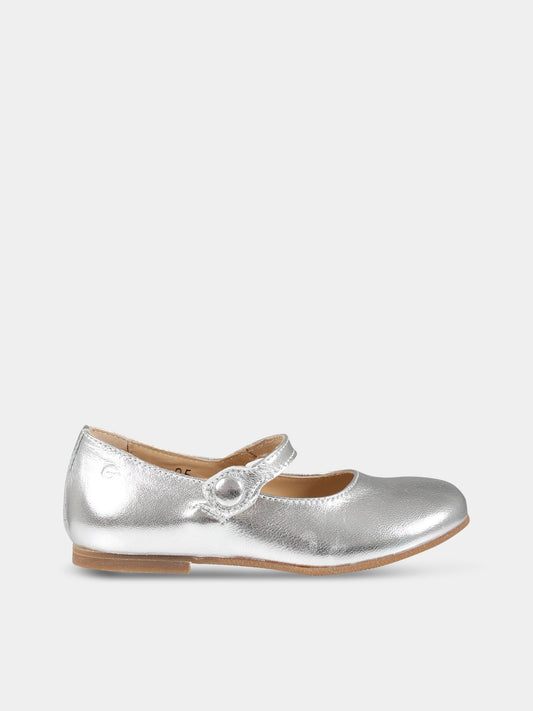 Ballerine argentate per bambina,Gallucci Kids,T00101AM139ARG