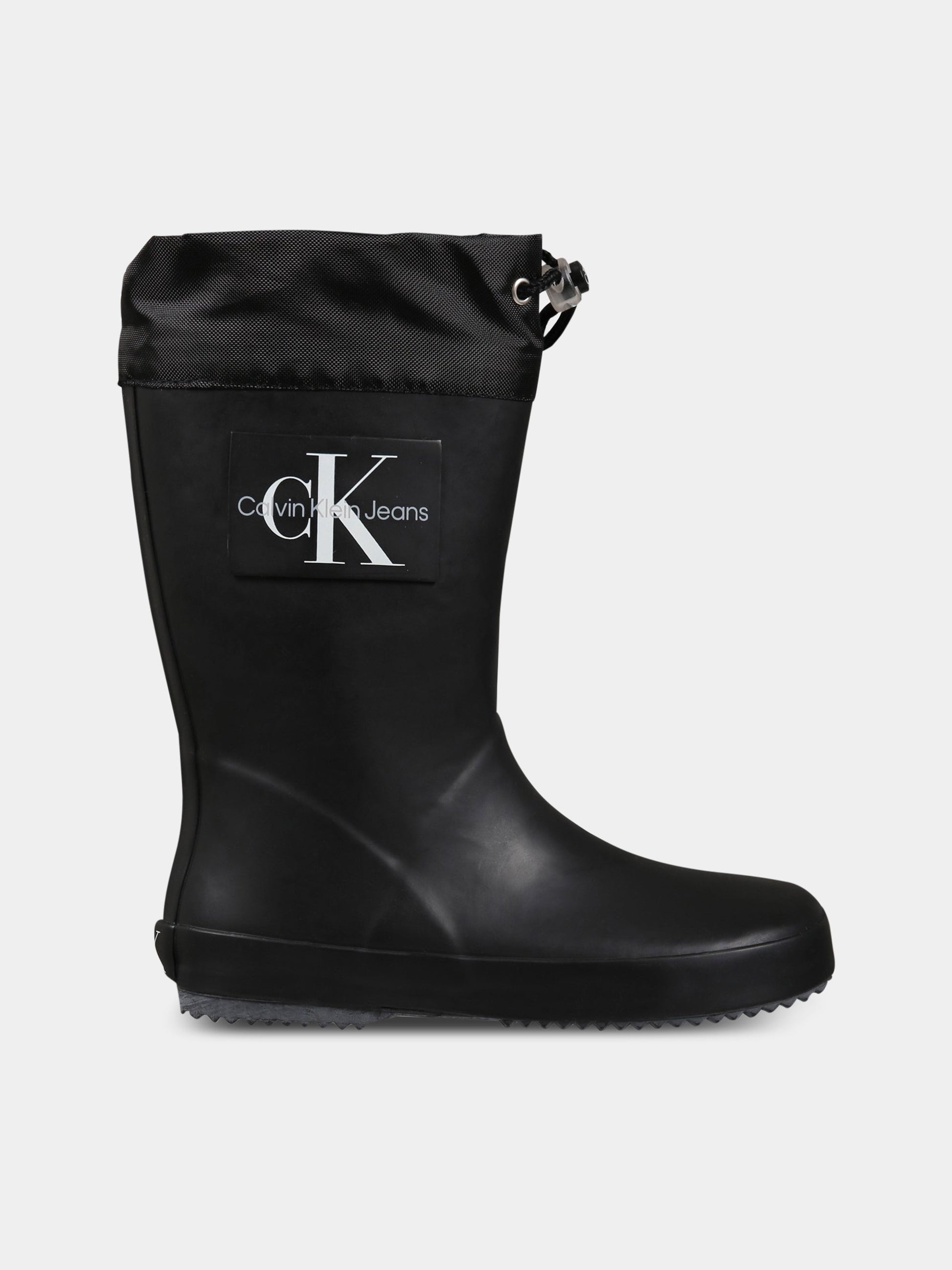 Stivali neri per bambina,Calvin Klein Kids,V3X6 80425 0083999