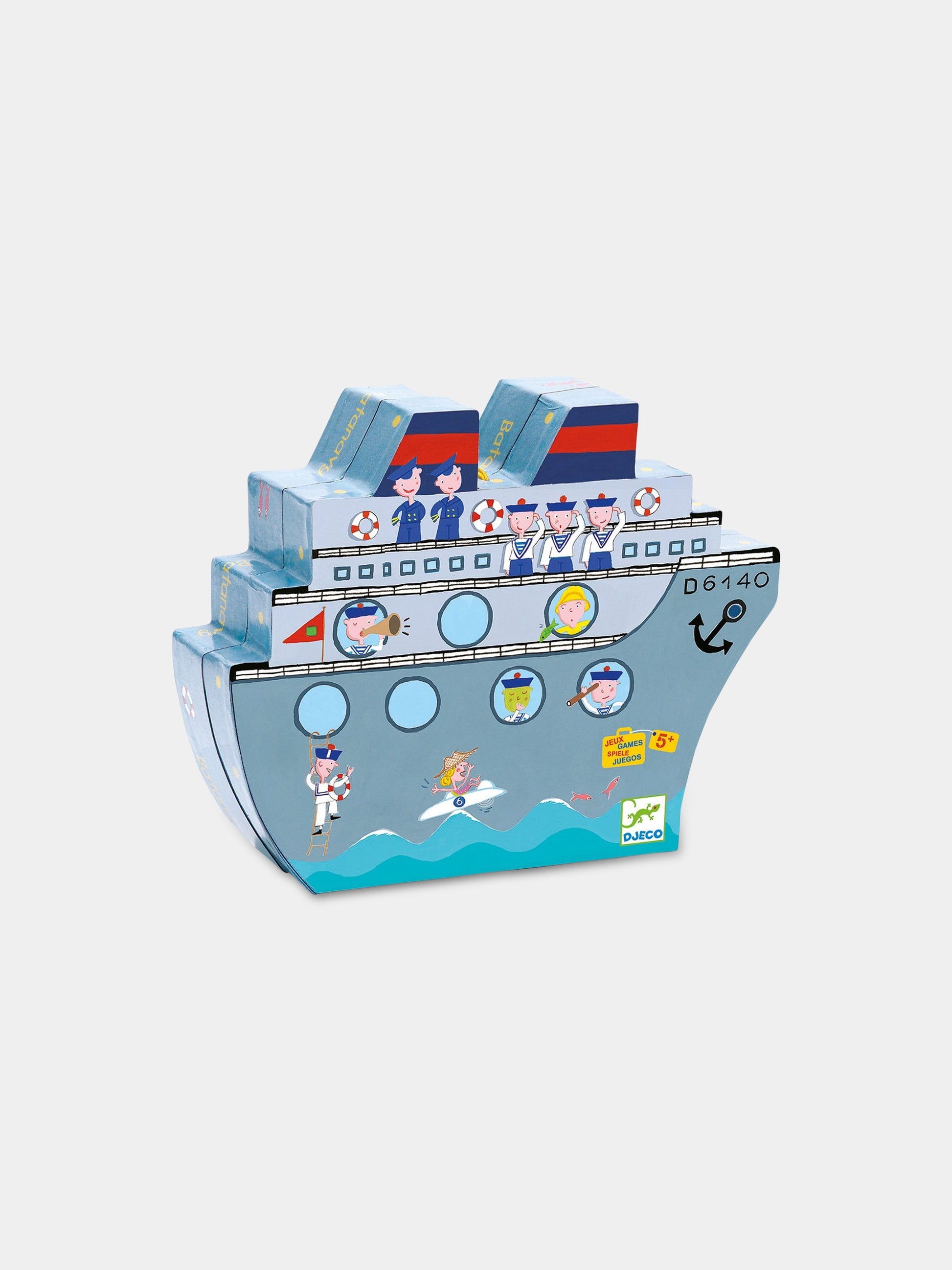 Gioco società a tema battaglia navale per bambini,Djeco,DJ05270