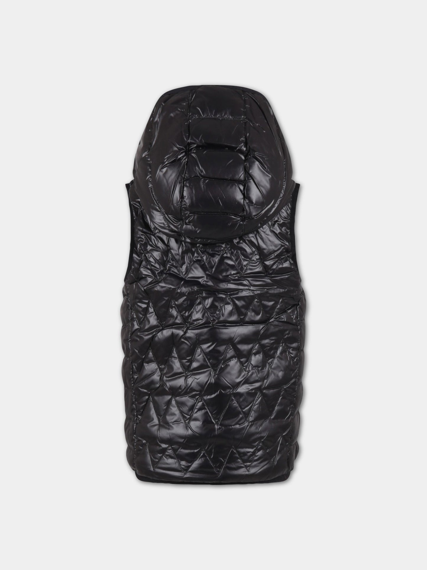 Gilet multicolor per bambino con patch logato,Hugo Boss,J26456 09B