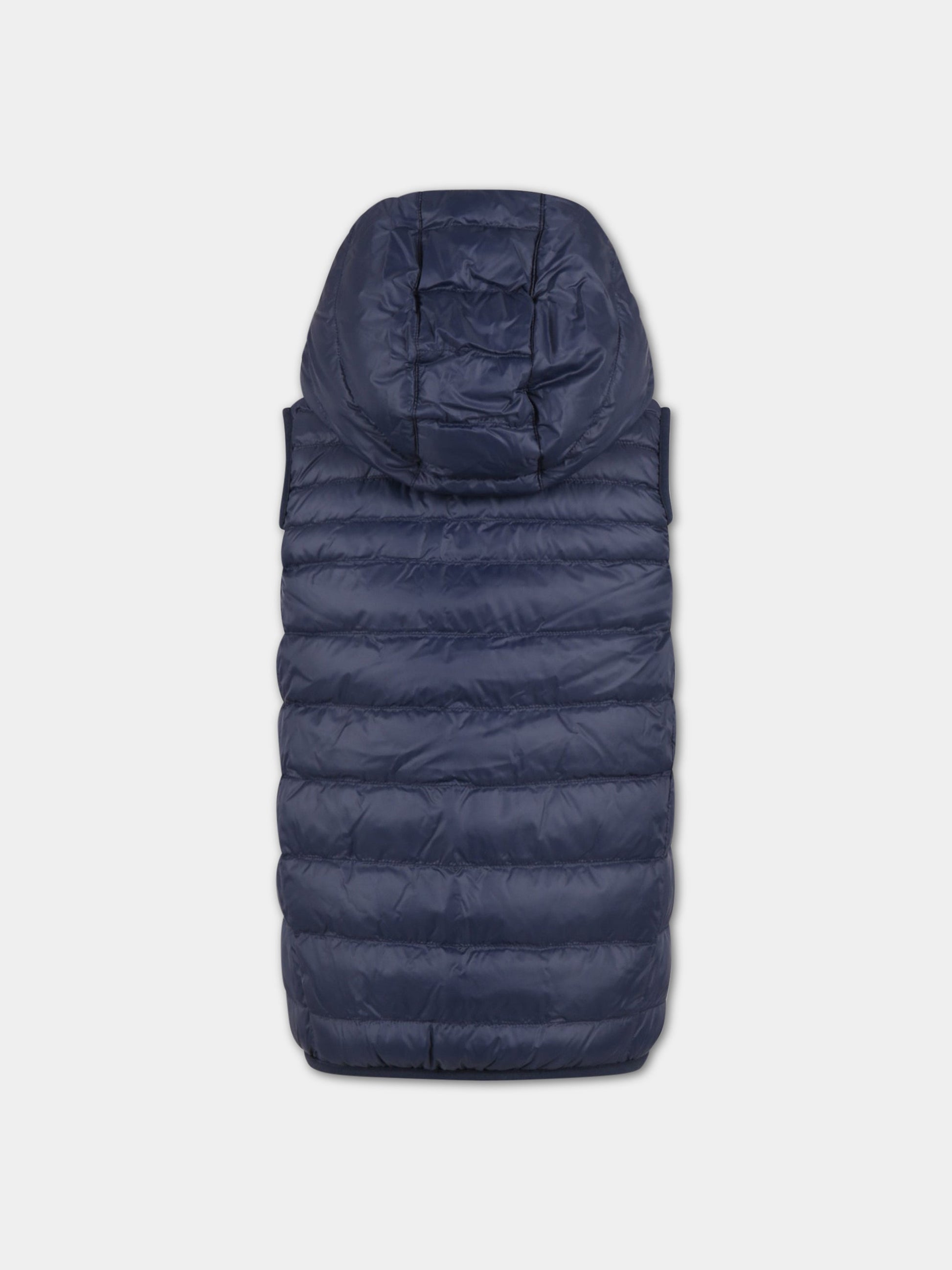 Gilet multicolor per bambino con patch logato,Hugo Boss,J26456 641