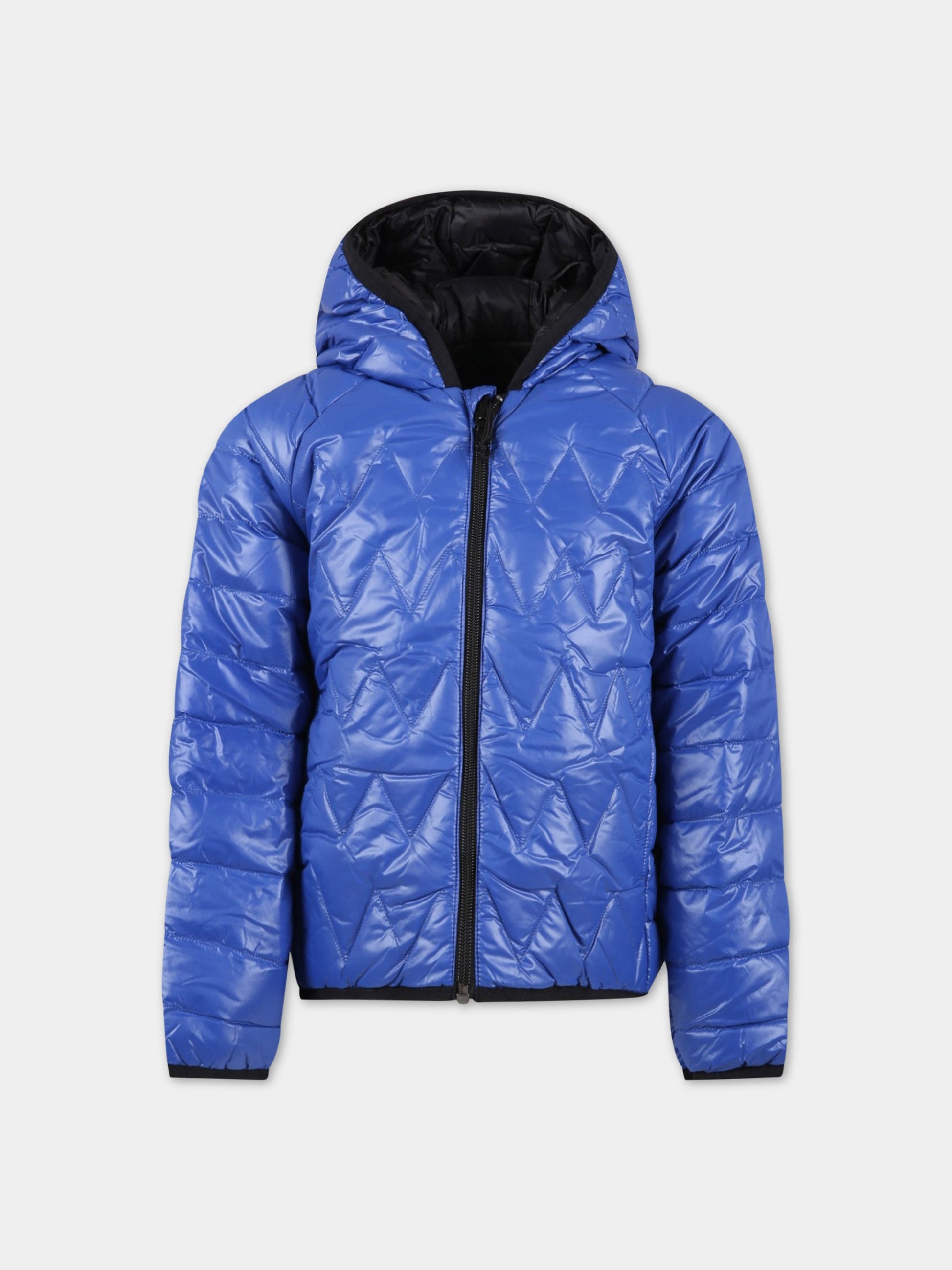 Piumino reversibile per bambino con logo,Hugo Boss,J26457 829