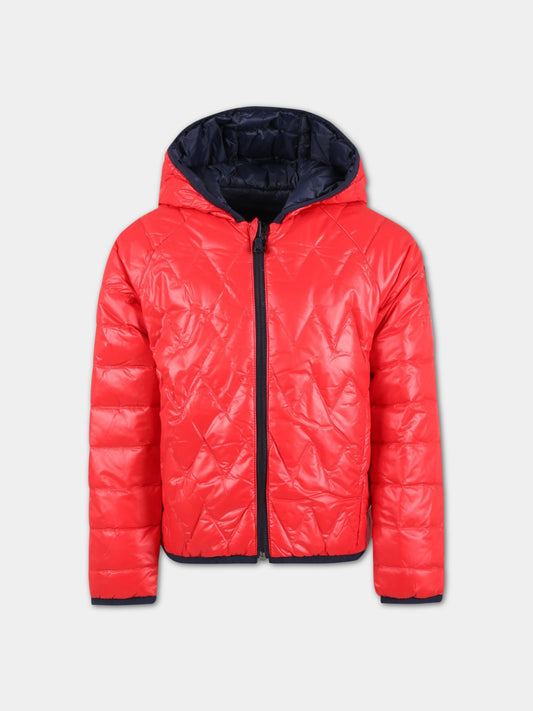 Piumino reversibile per bambino con logo,Hugo Boss,J26457 97E