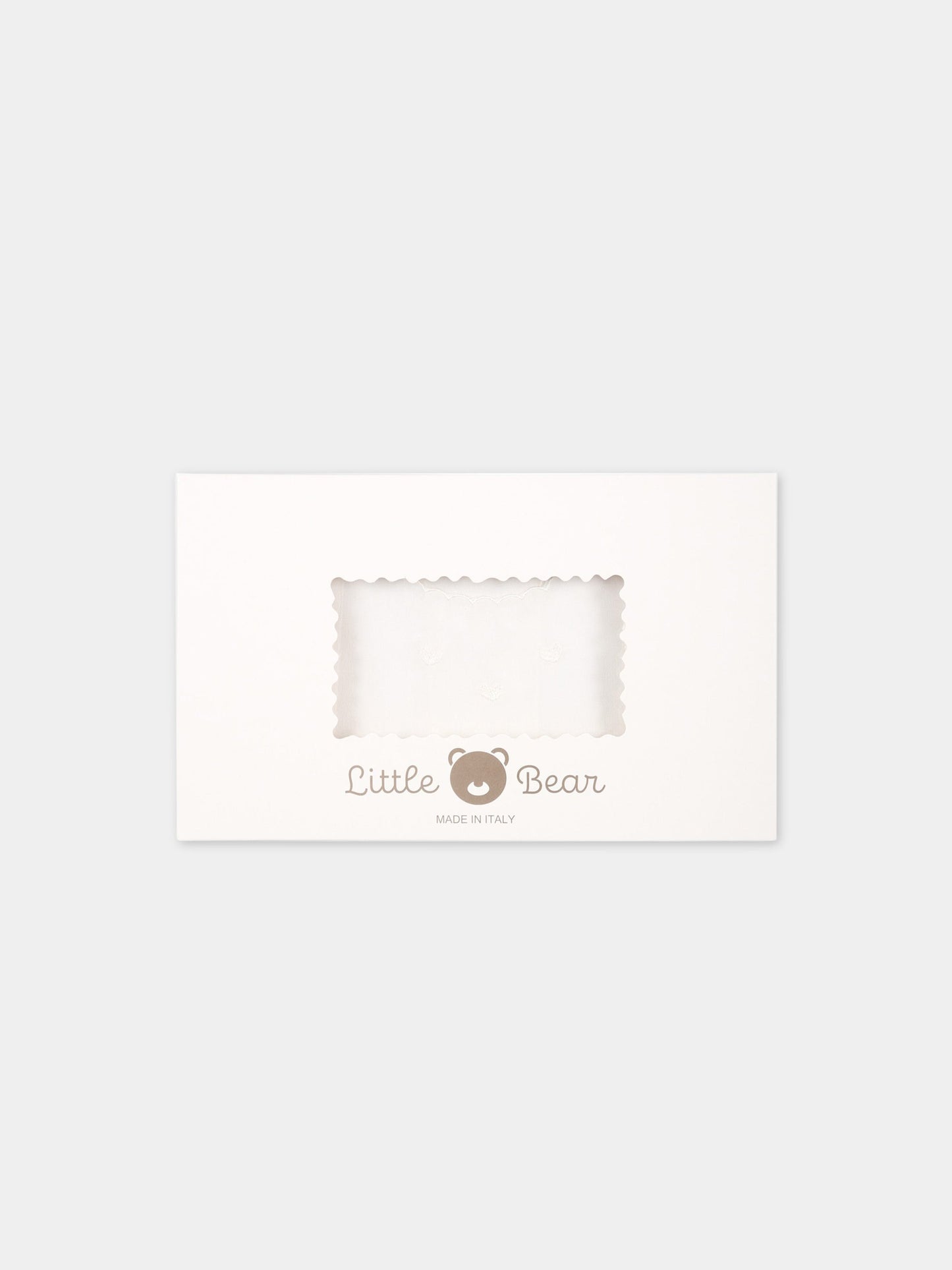 Camicia della fortuna avorio con cuori,Little Bear,CUORI BIANCO