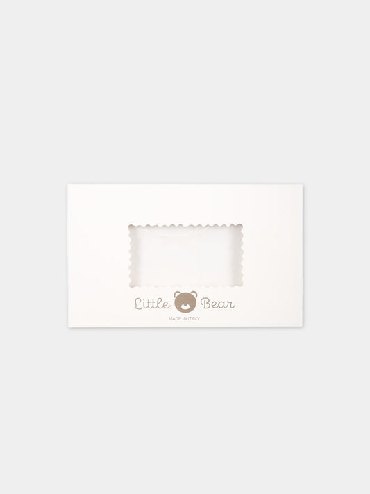 Camicia della fortuna avorio con pois,Little Bear,POIS BIANCO