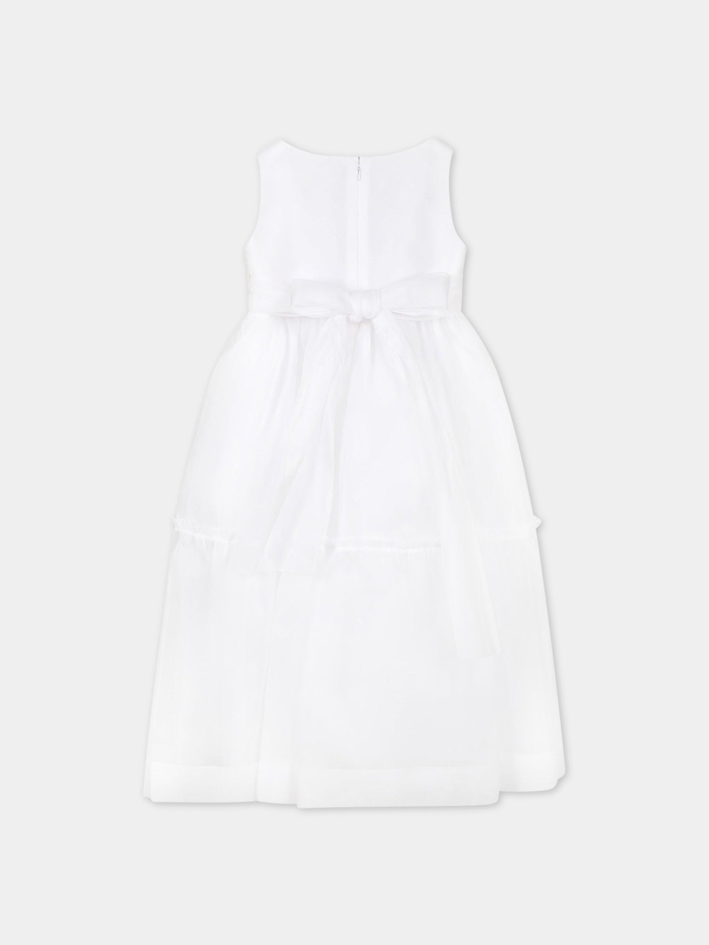 Vestito bianco per bambina con rose,Raffaella,ABISTIIMPGALRO1