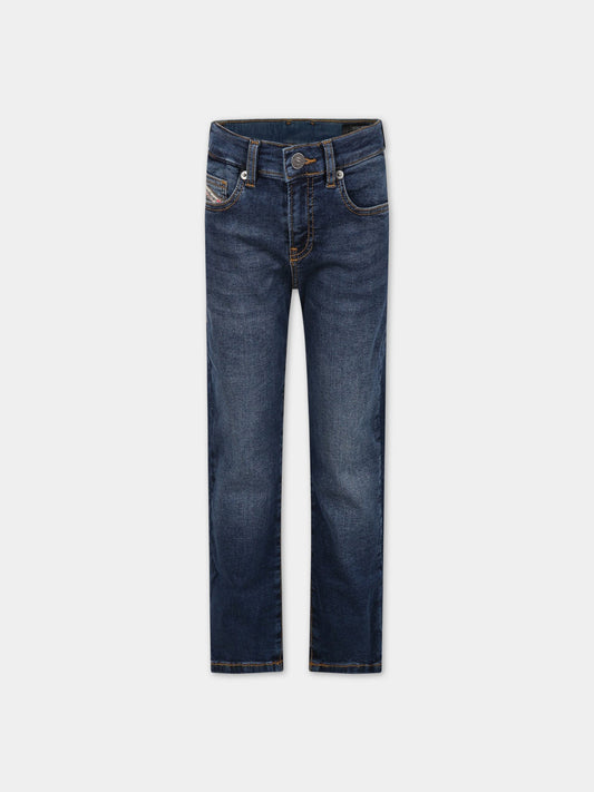 Jeans blu per bambino con logo,Diesel,J00809 KXBD1 K01
