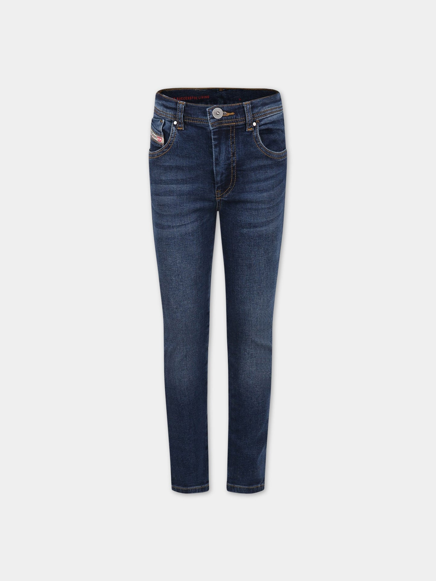 Jeans blu per bambino con logo,Diesel,J00812 KXBD1 K01