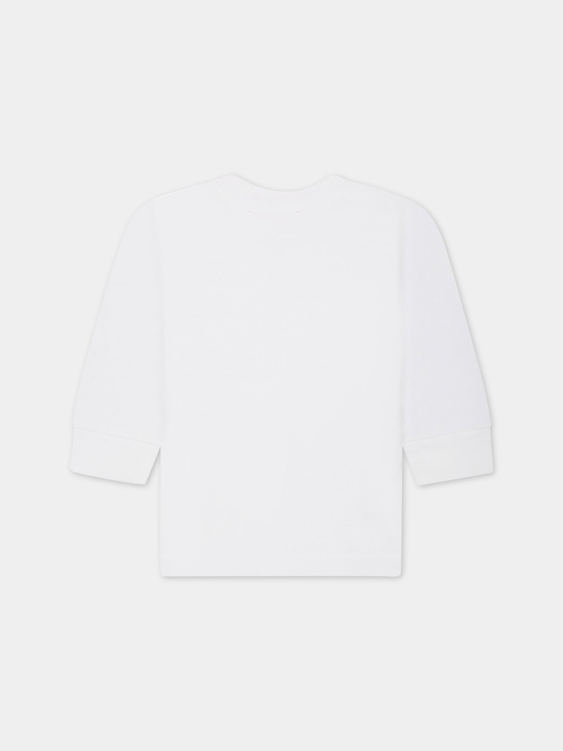 T-shirt bianca  per neonato con logo,Diesel,K00270 00YI9 K100