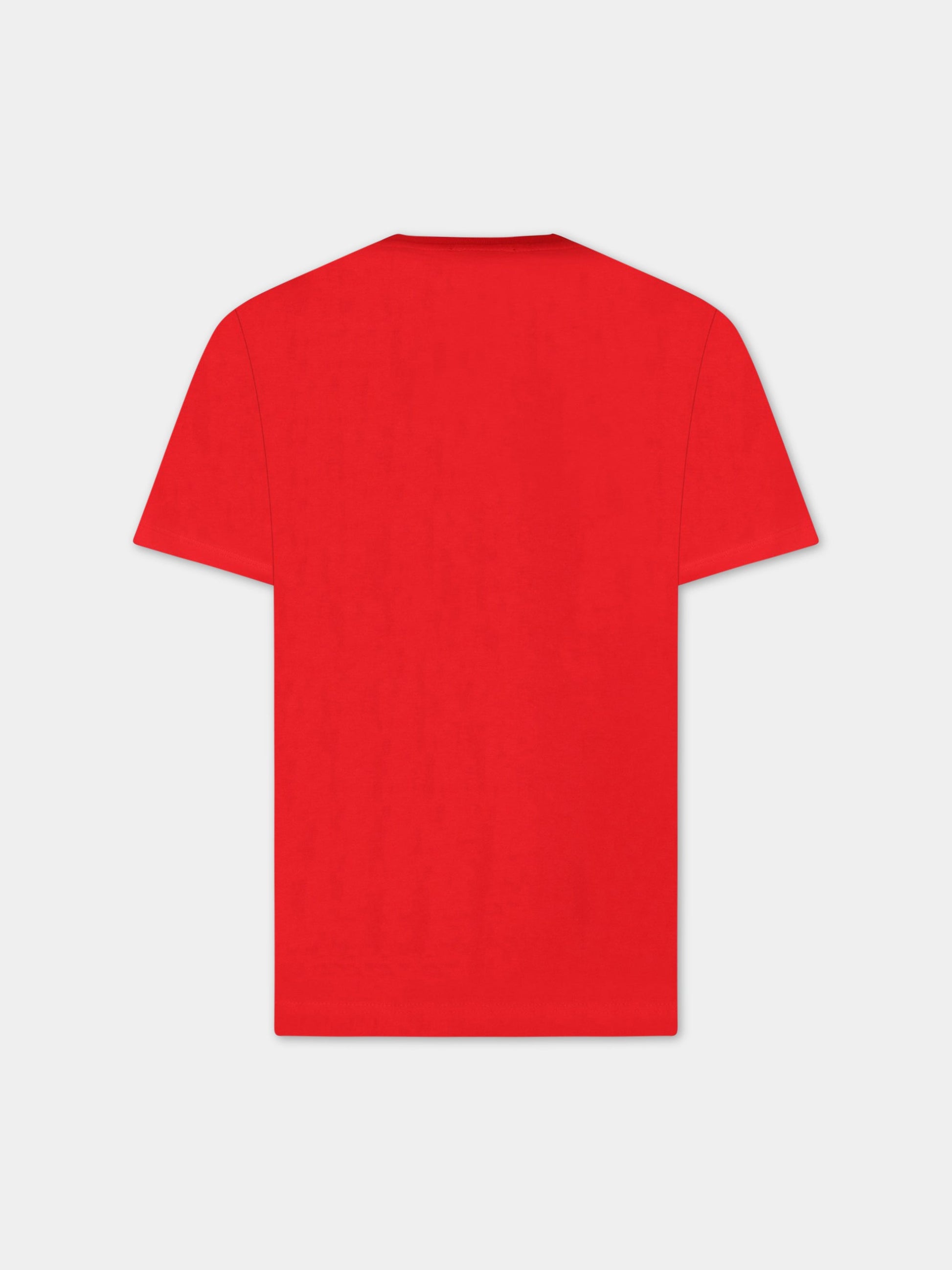 Vestito rosso per bambino con logo,Diesel,J00603 00YI9 K405