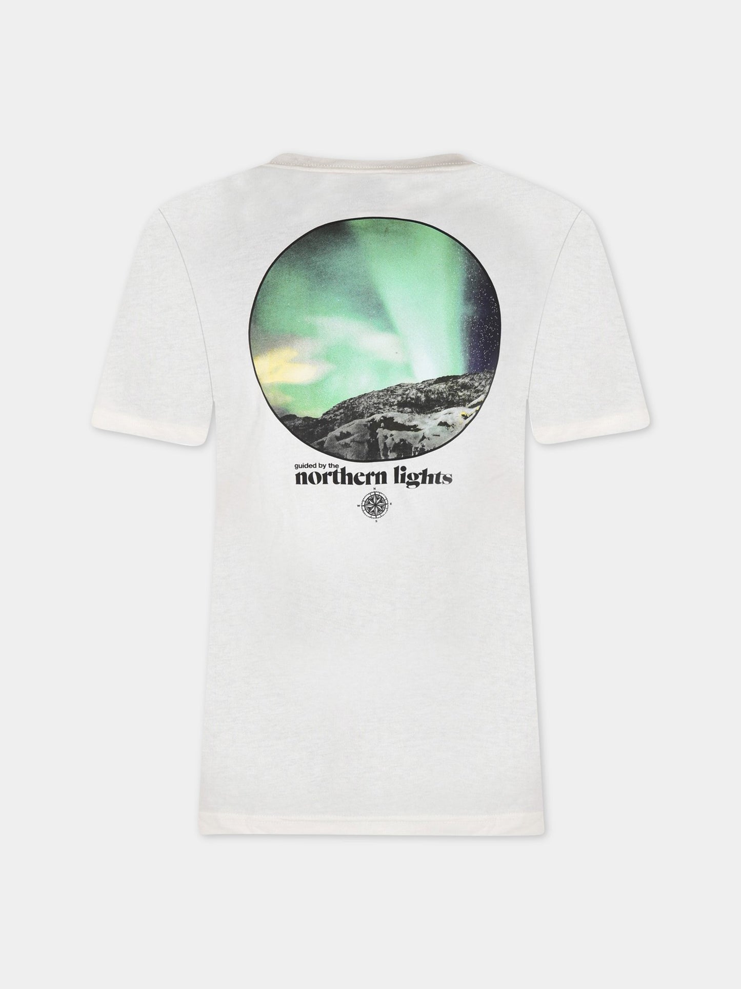 T-shirt avorio per bambino con logo,Levi's Kids,9EG557 X1O