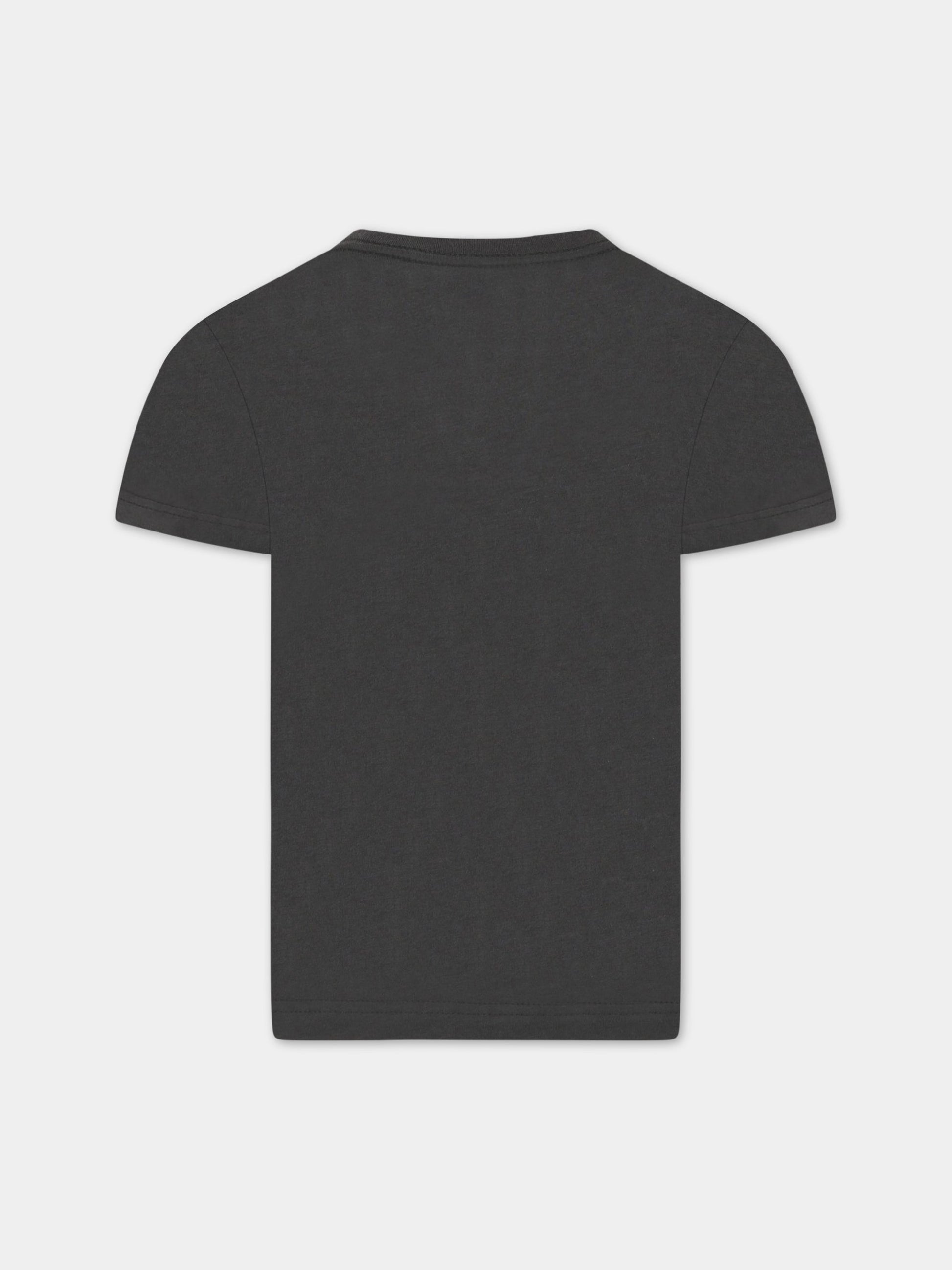 T-shirt verde per bambino con logo,Levi's Kids,9EF704 G8O