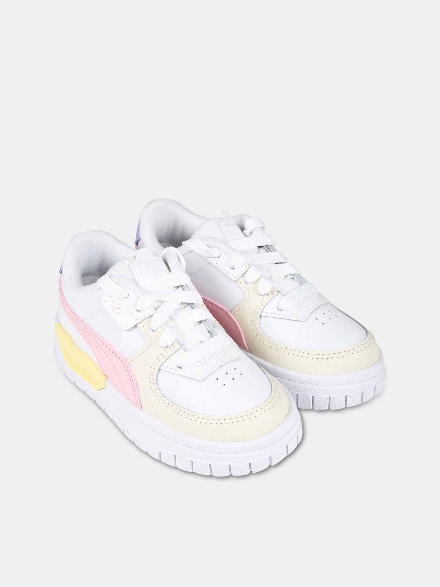 Sneakers multicolor per bambina con logo,Puma,388540 01