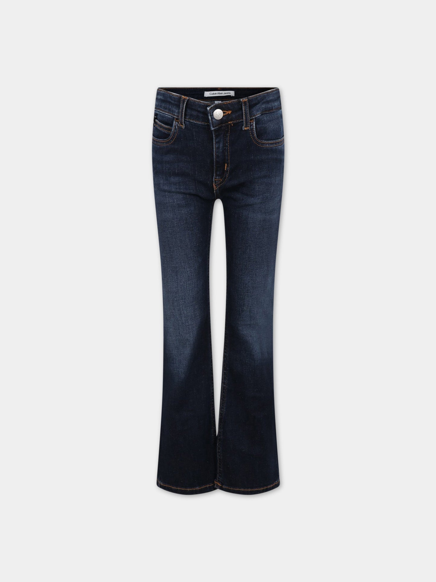 Jeans celesti per bambina,Calvin Klein Kids,IG0IG01686 1BJ