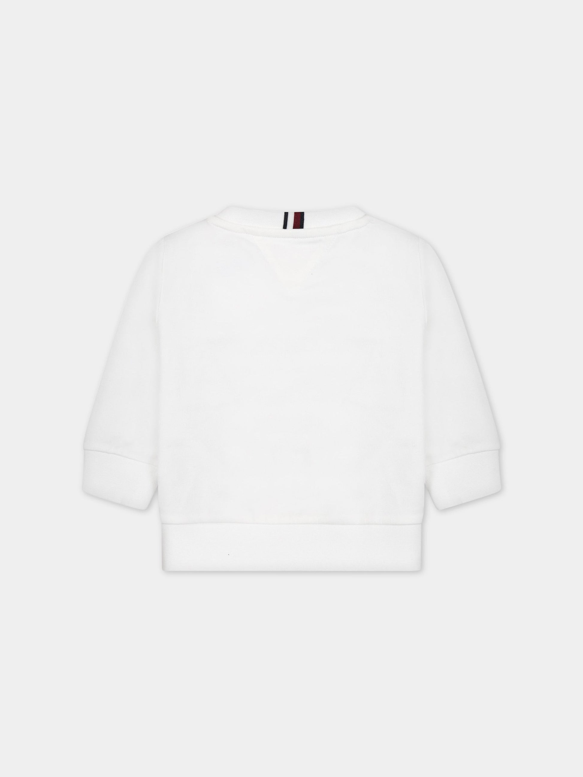 Completo bianco per neonato con logo,Tommy  Hilfiger Junior,KN0KN01549J YBR