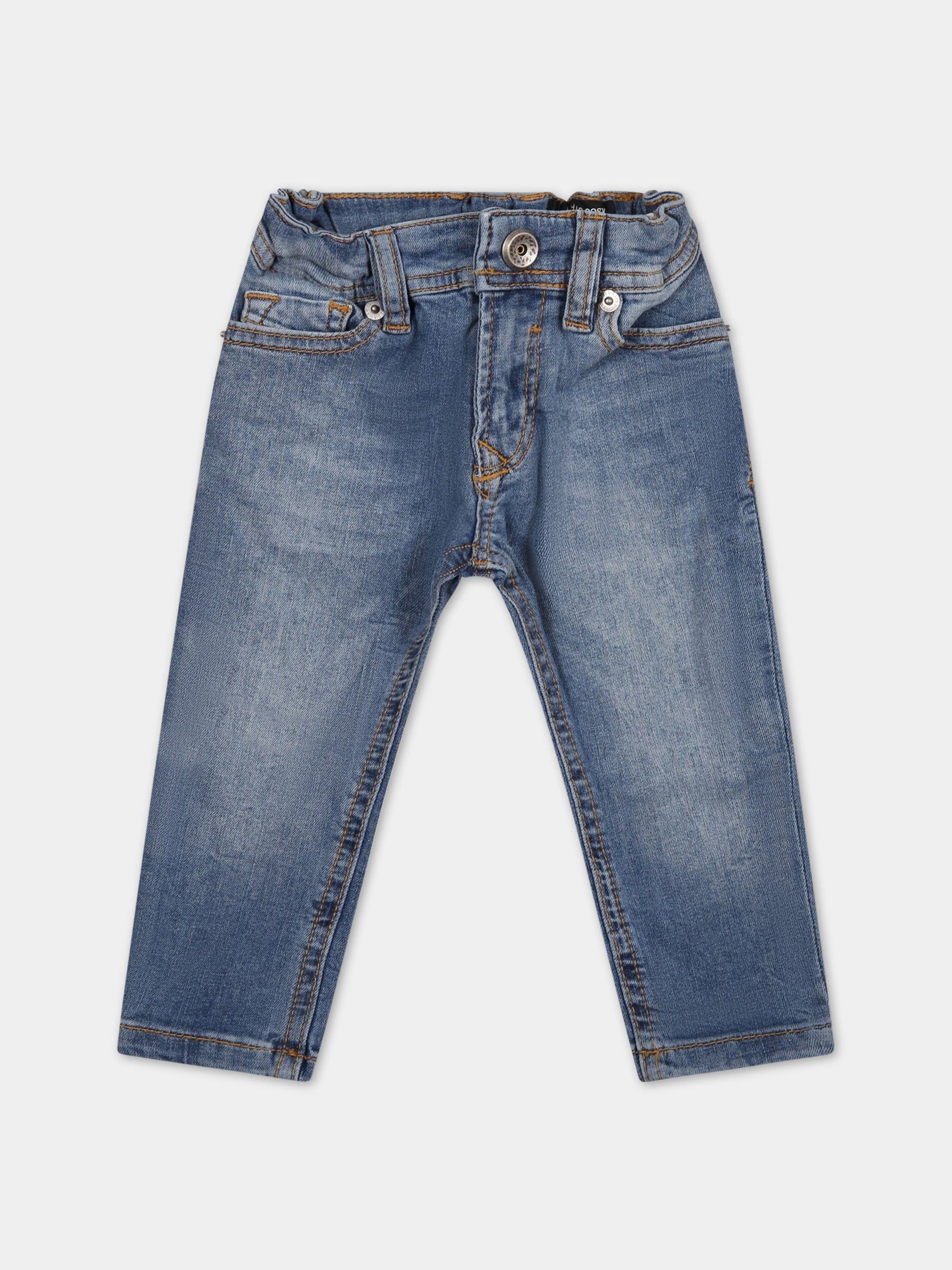 Jeans blu per neonato con logo,Diesel,K00223 KXBCC K01