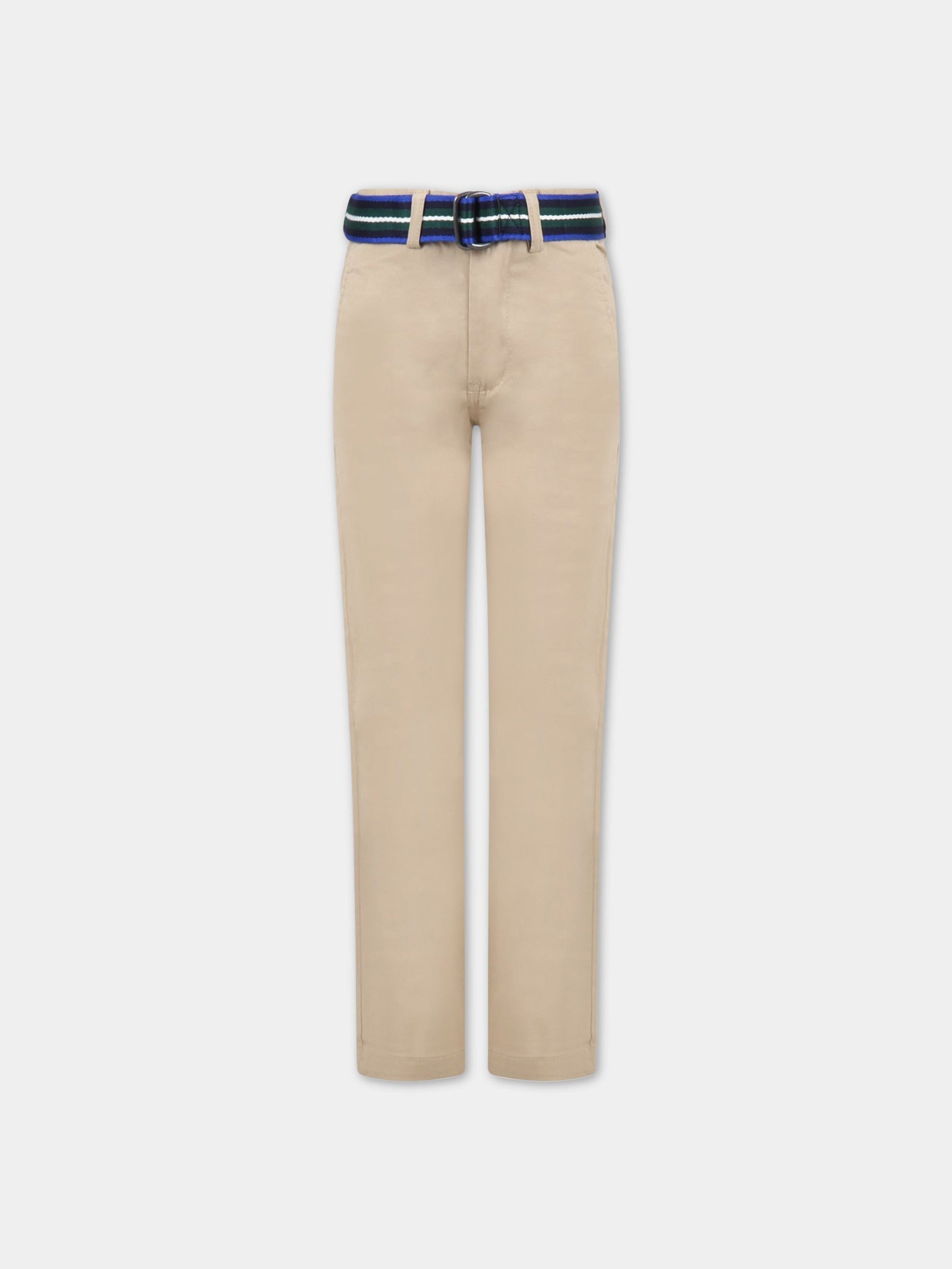 Pantalone elegante beige per bambino,Ralph Lauren Kids,855394002--